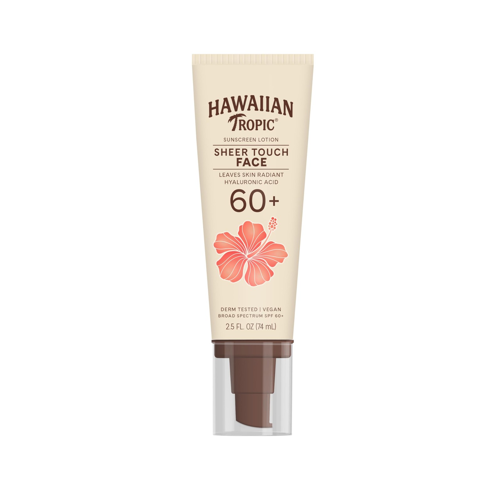 Hawaiian Tropic Sheer Touch Face Sunscreen 2.5 Fl Oz (Pack of 1), White