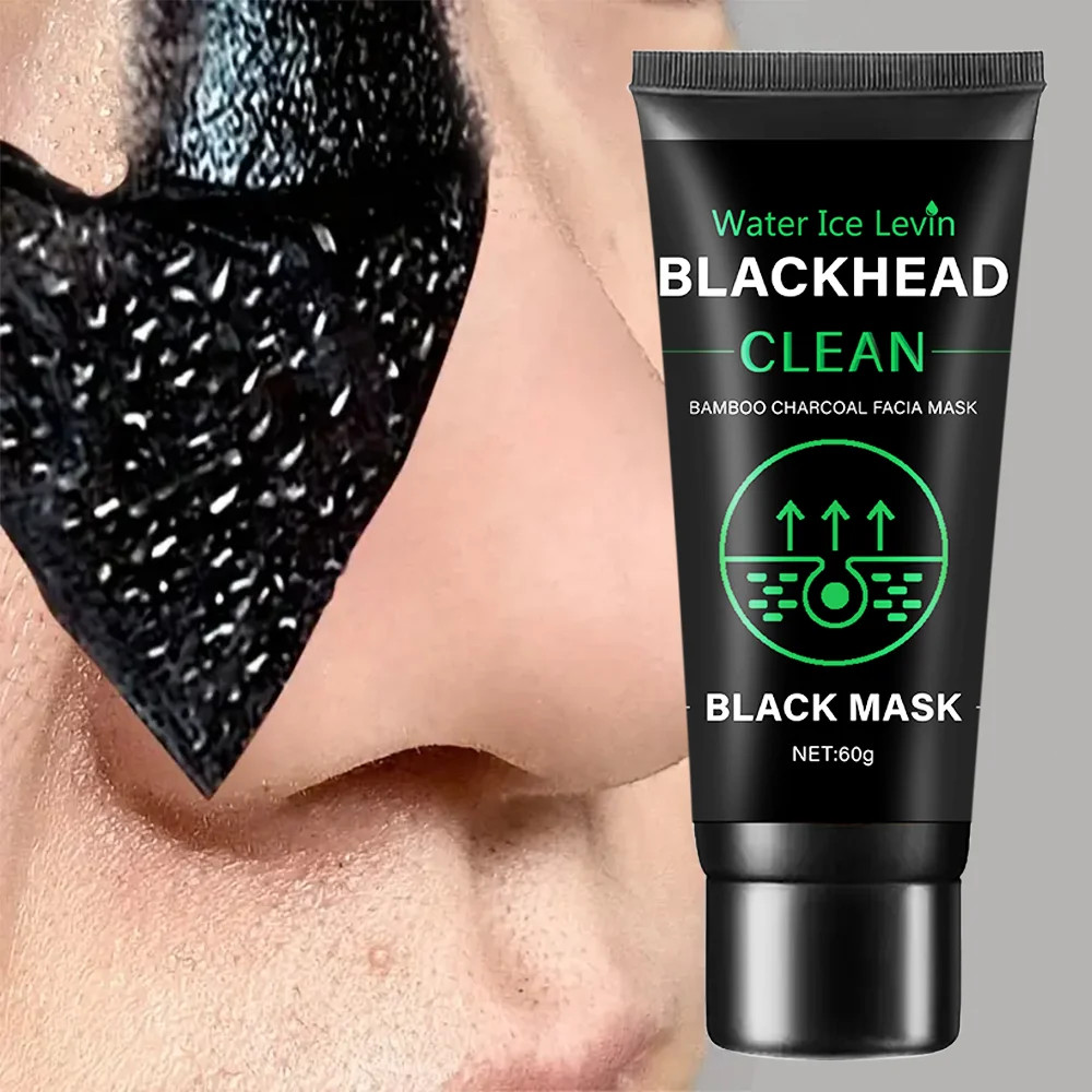 60g Bamboo Charcoal Fiber Mask Blackhead Removal Deep Mask Deep Cleansing Cleans