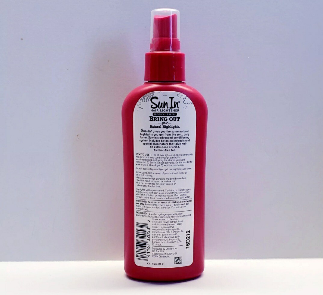 Sun-In Hair Lightener Spray, Tropical Breeze 4.70 oz