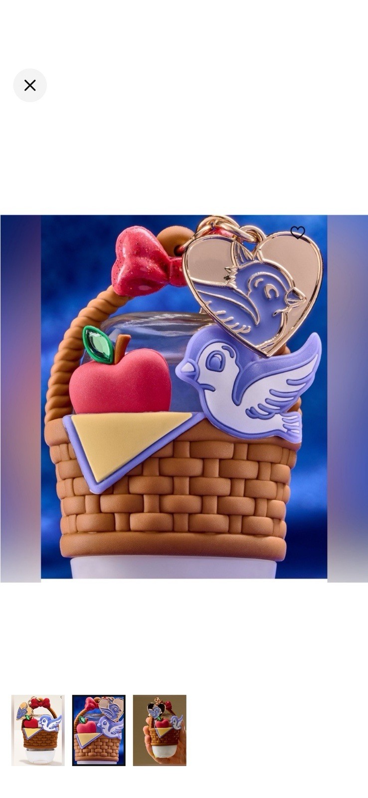 New with Tags; Snow White Disney Princess germ x holder from Bath &Body Works