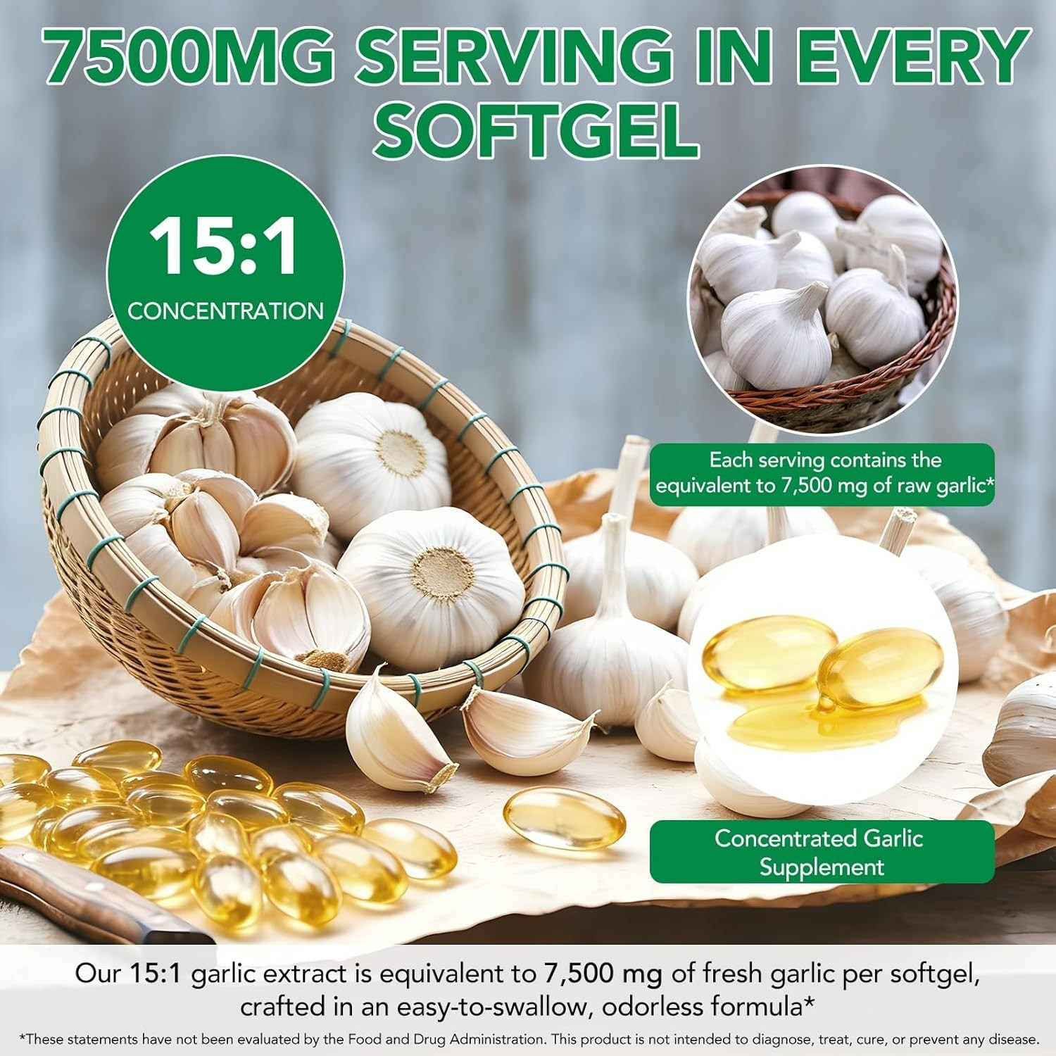 High-Potency Aged Garlic Extract Softgels – 300 Count for Heart Health