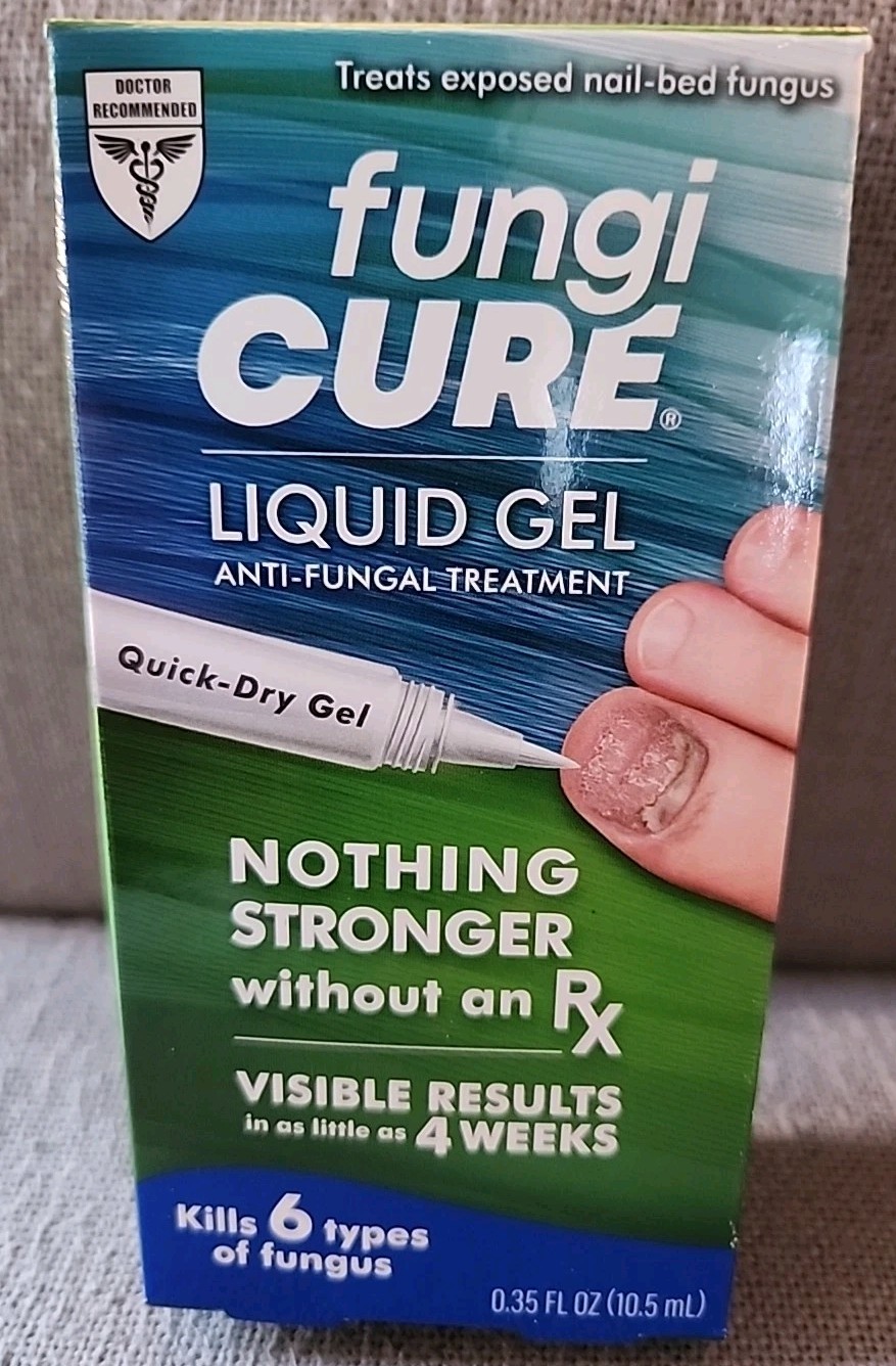 Fungicure LIQUID GEL ANTI-FUNGAL Kills 6 Types Of Fungus/ 2 Tubes 0.35 Fl. Oz ea