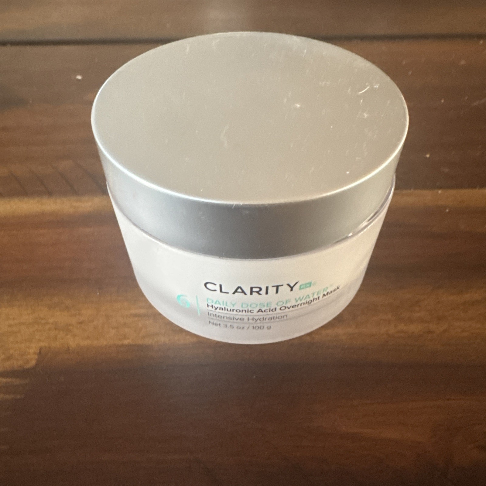 ClarityRX Daily Dose of Water Hyaluronic Acid Overnight Mask 3.5 oz /100 g