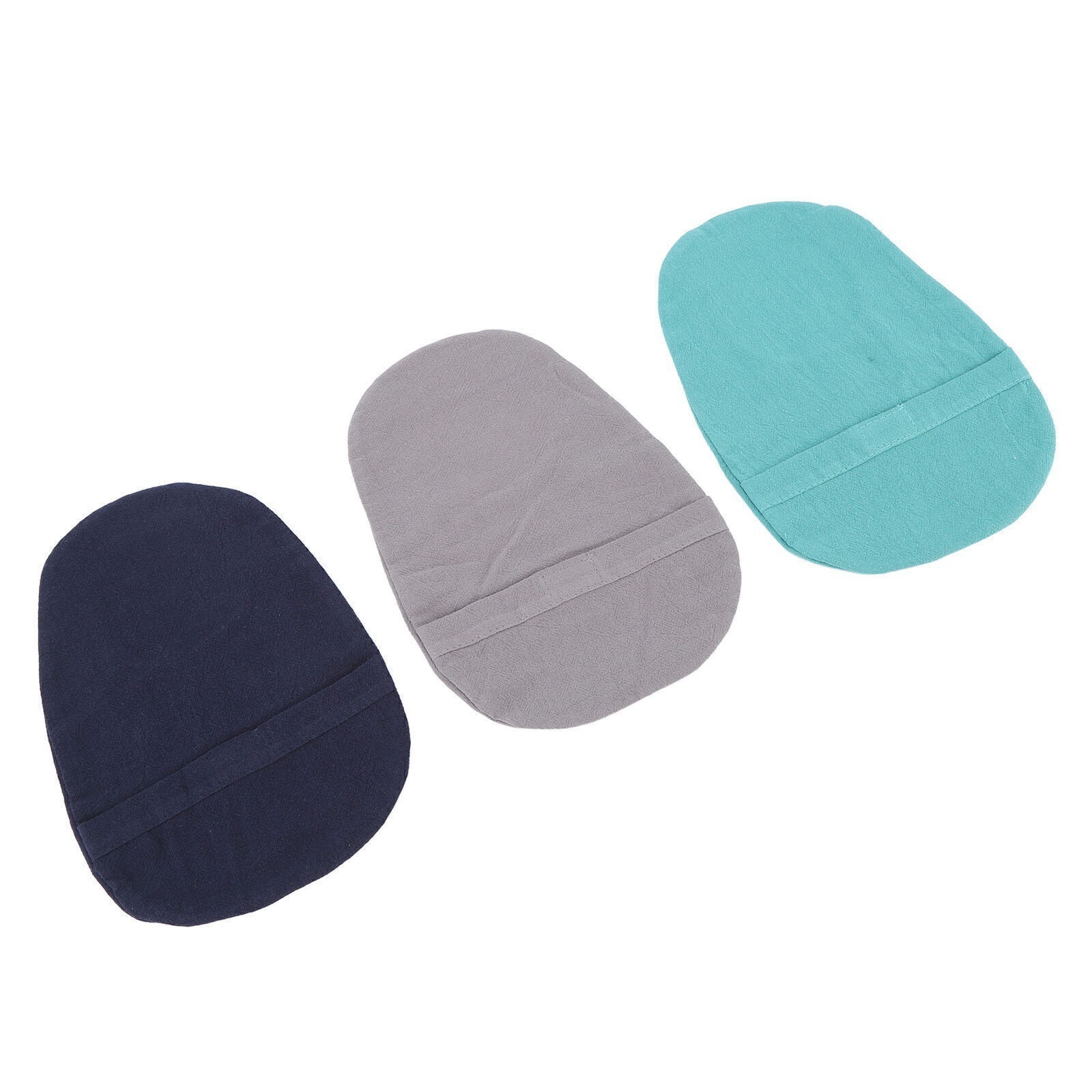 3pcs Ostomy Bag Cover Washable Detachable Dust Proof Mixed Colors Protective