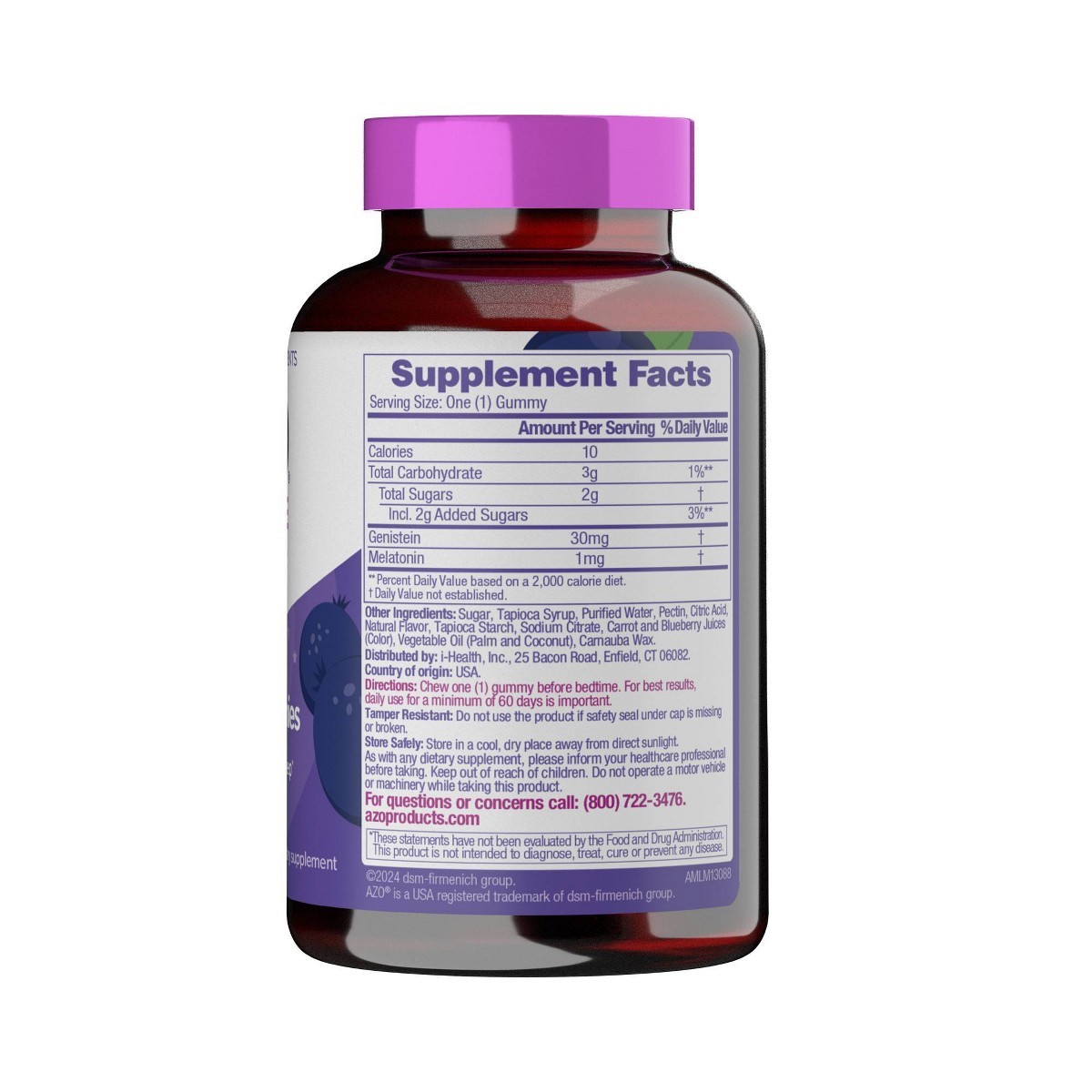 AZO Menopause Nighttime Vegan Multivitamin Gummies – 30ct