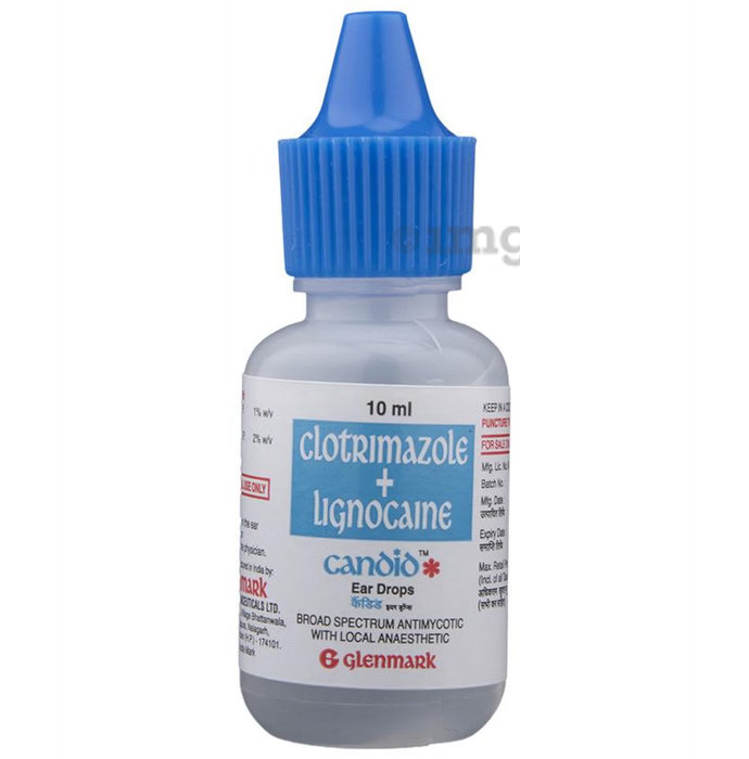 3x Candid Ear Wash Drops 10ml Ear Cleansing Solution Free Fast Shipping