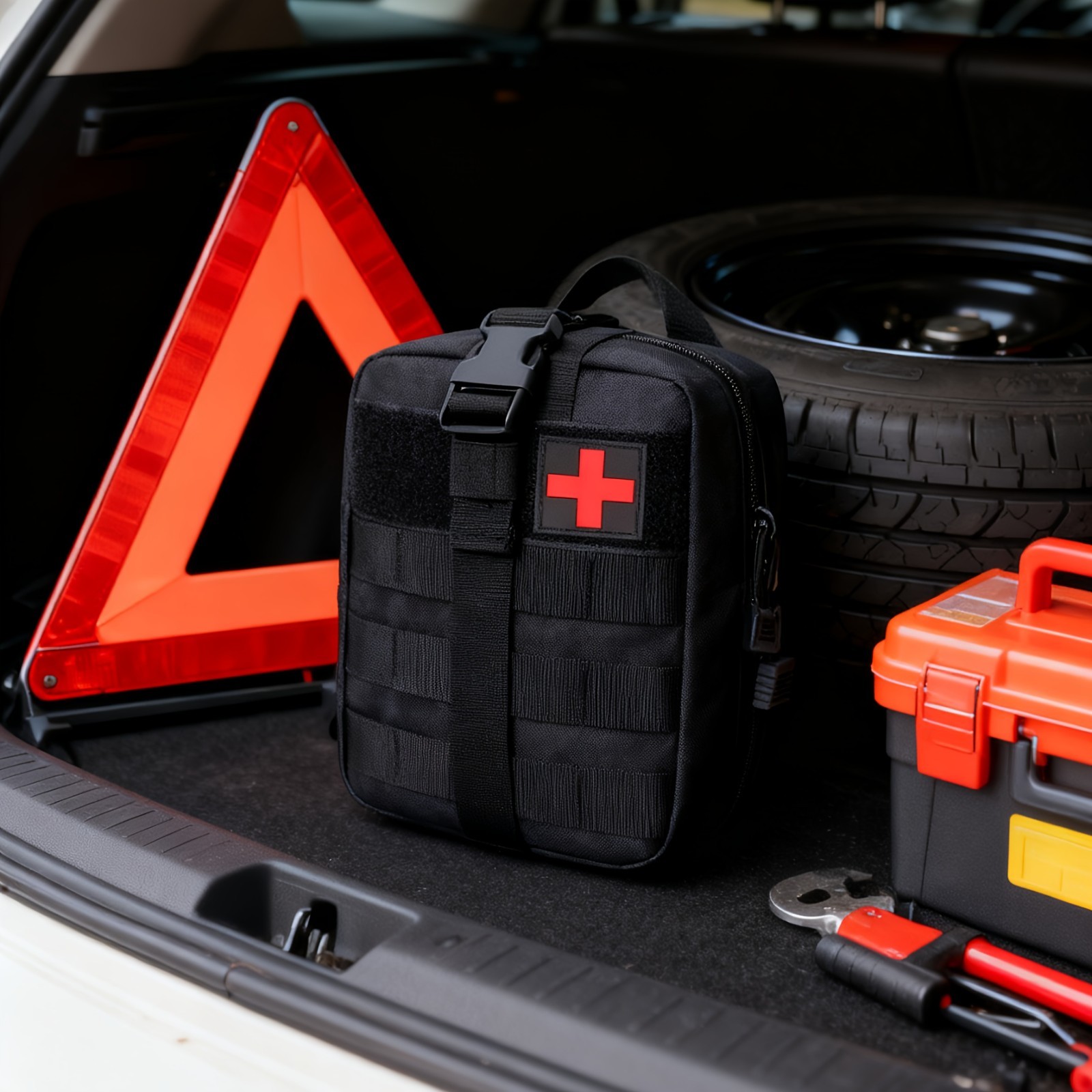 Tactical IFAK First Aid Trauma Kit Molle Medical Survival Gear with Tourniquet