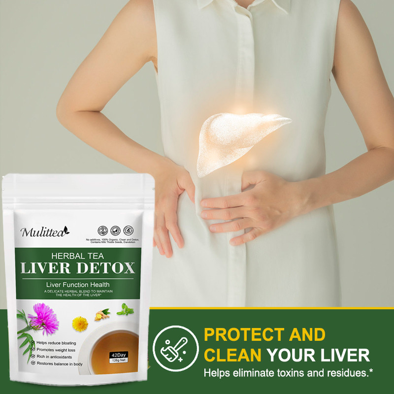 Liver Detox Tea Herbal Tea Liver Function Support for Detoxification Metabolism