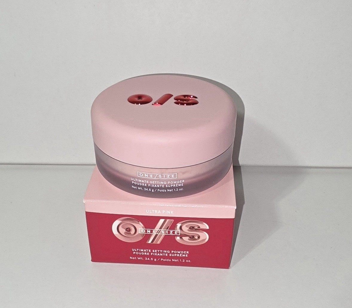 One Size Ultimate Setting Powder – Ultra Pink – 34.5 G Full Sz Free Shipping