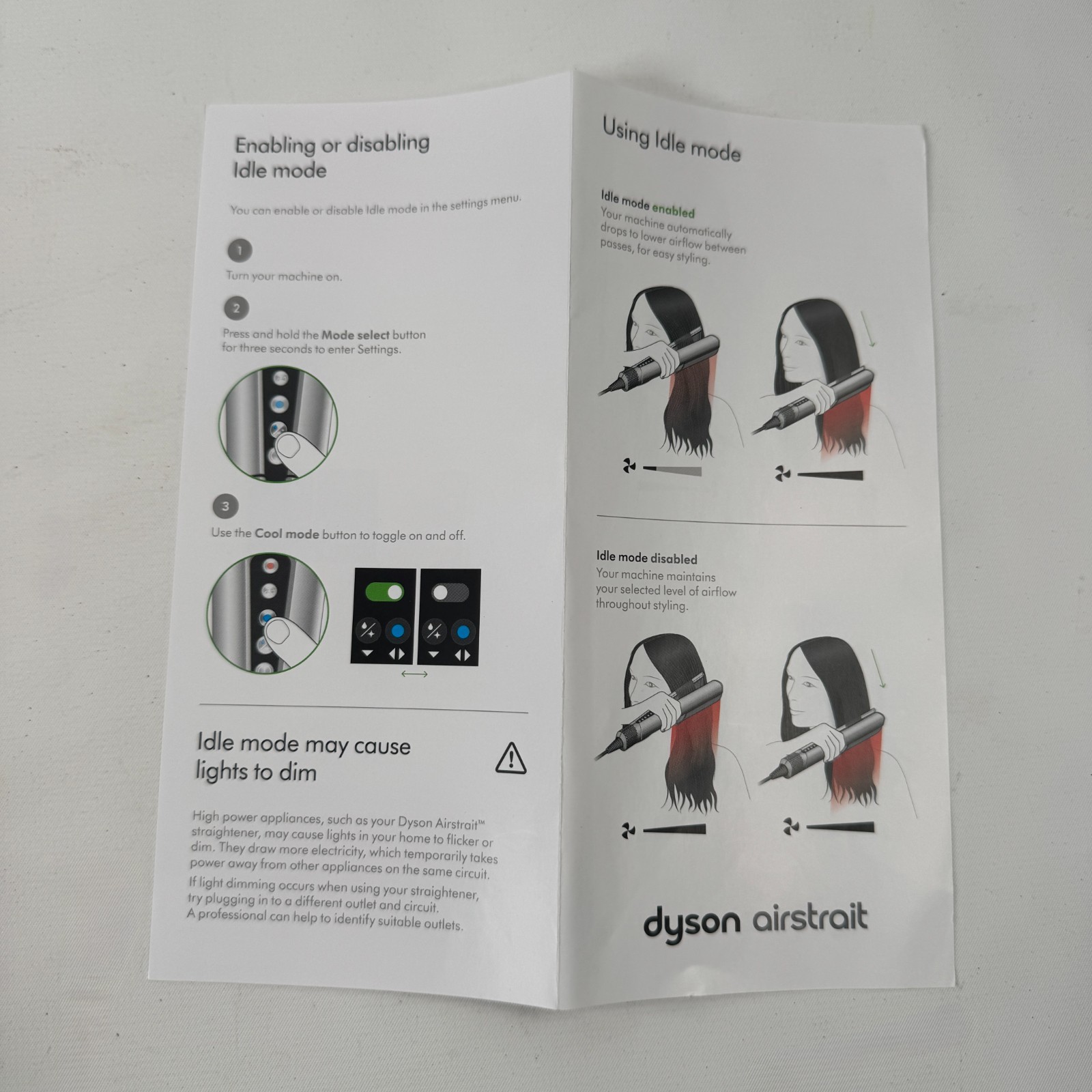 Dyson Airstrait Straightener Nickel / Copper | Air Straight Used