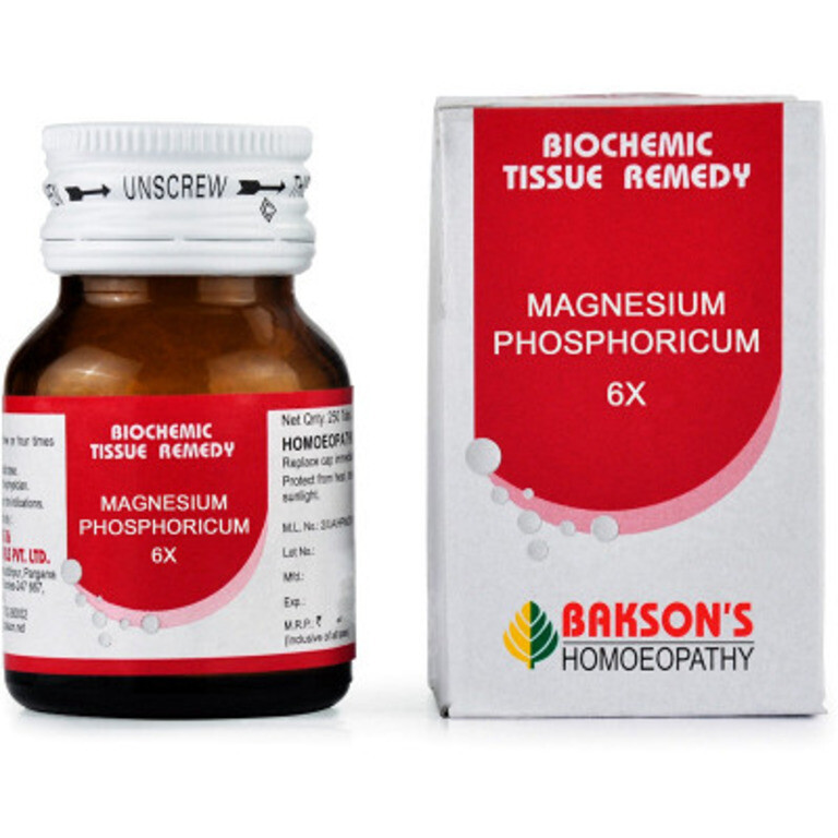 Bakson Magnesium Phosphoricum 6X (25g) LONG EXPIRY WITH FREE SHIPPING
