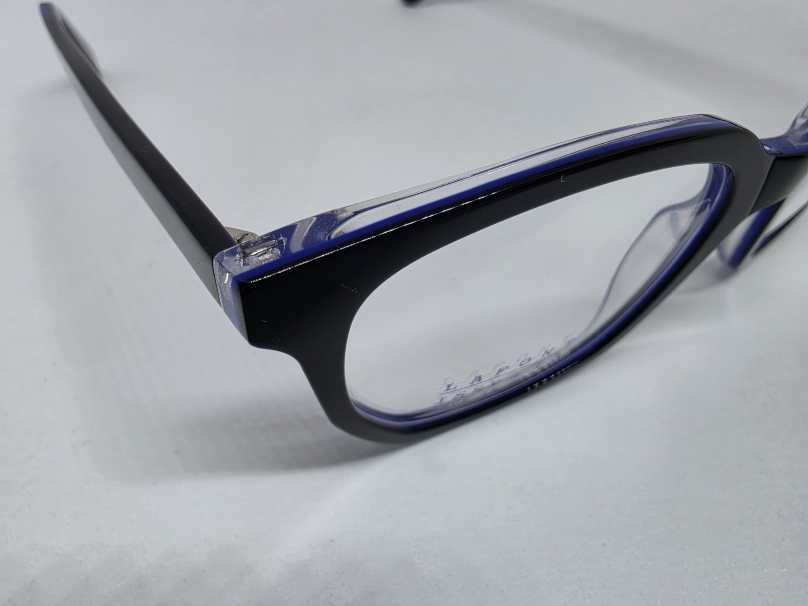JEAN LAFONT PARIS MAX 3159 BLACK BLUE EYEGLASSES NEW AUTHENTIC FRANCE