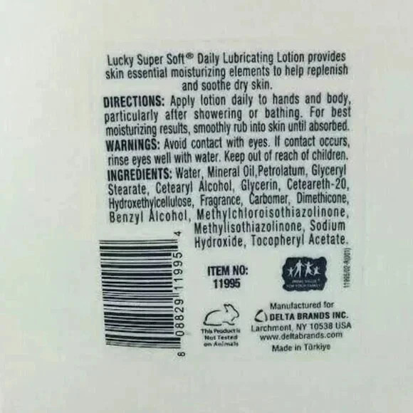 5 Pack Lucky Daily Lubricating Moisturizing Lotion 12 fl oz Each | Advanced Care