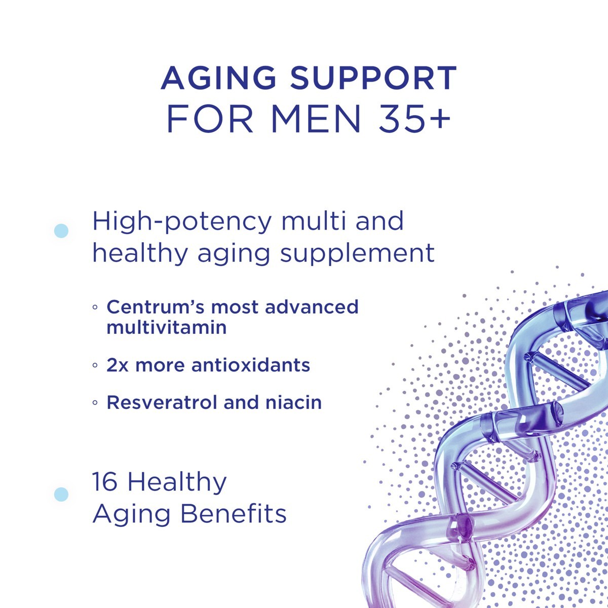 Centrum Age Defy Mens High Potency Multivitamin Caplets – 60ct
