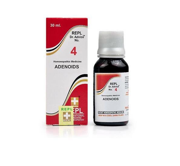 2 X REPL Dr. Advice No 4 Homeopathy (Adenoids) (30ml)