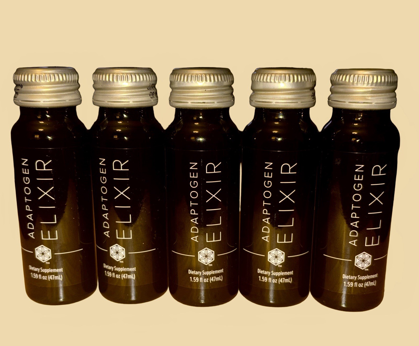 Isagenix Adaptogen Elixir 5 ct Bottles 1.59 fl oz Exp: 02/2026