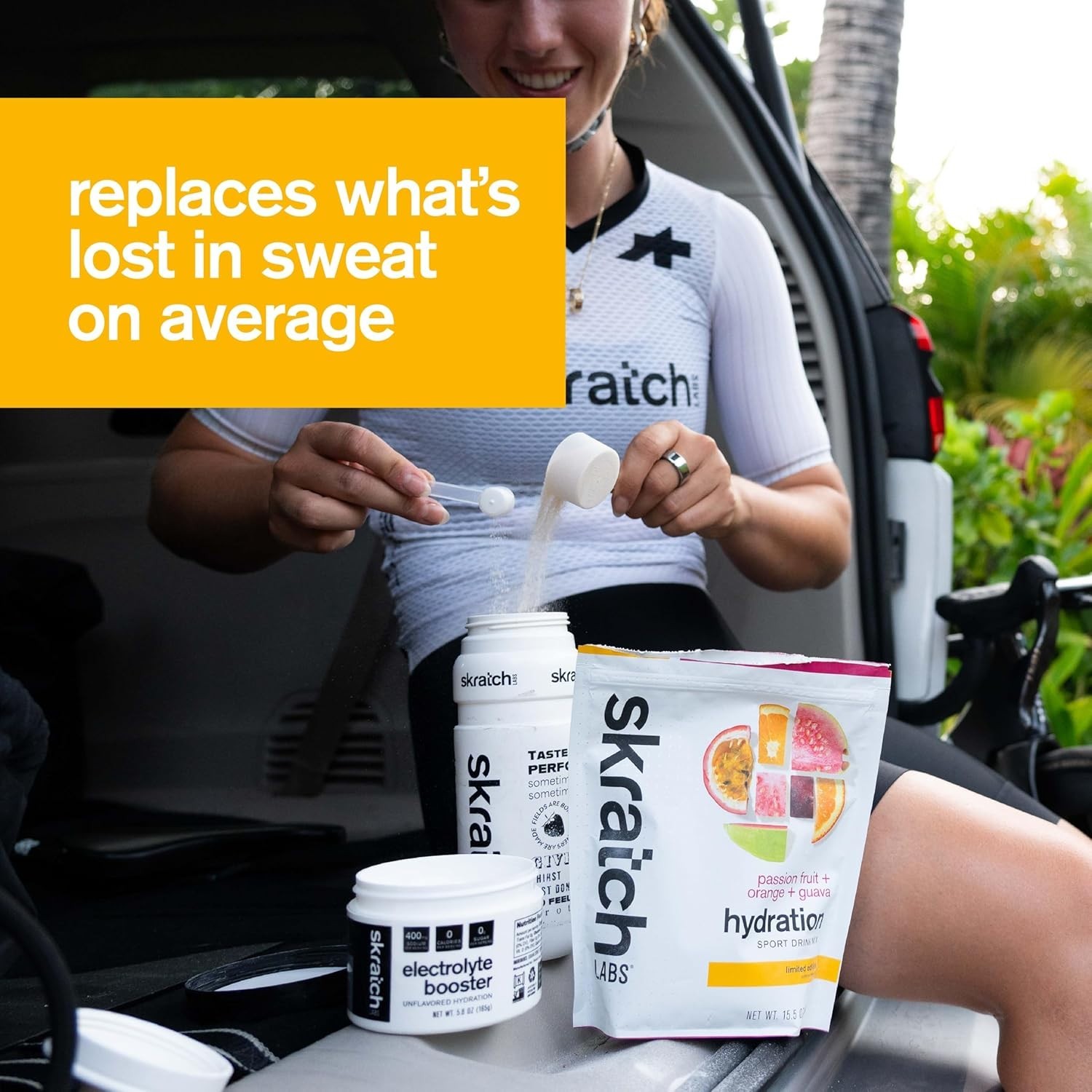 Skratch Labs Hydration Drink Mix Packets Electrolyte Powder 20 Pack POG Vegan
