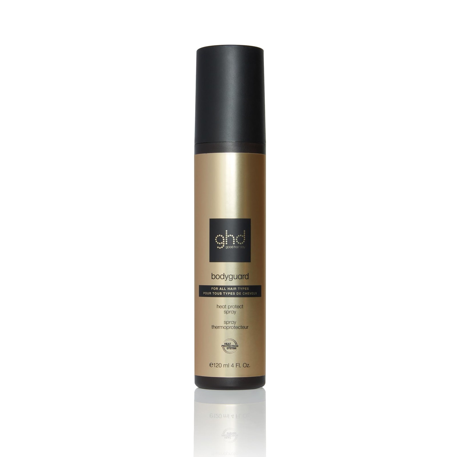 ghd Bodyguard Heat Protectant Spray – Lightweight 4 Fl Oz (Pack of 1), Gold