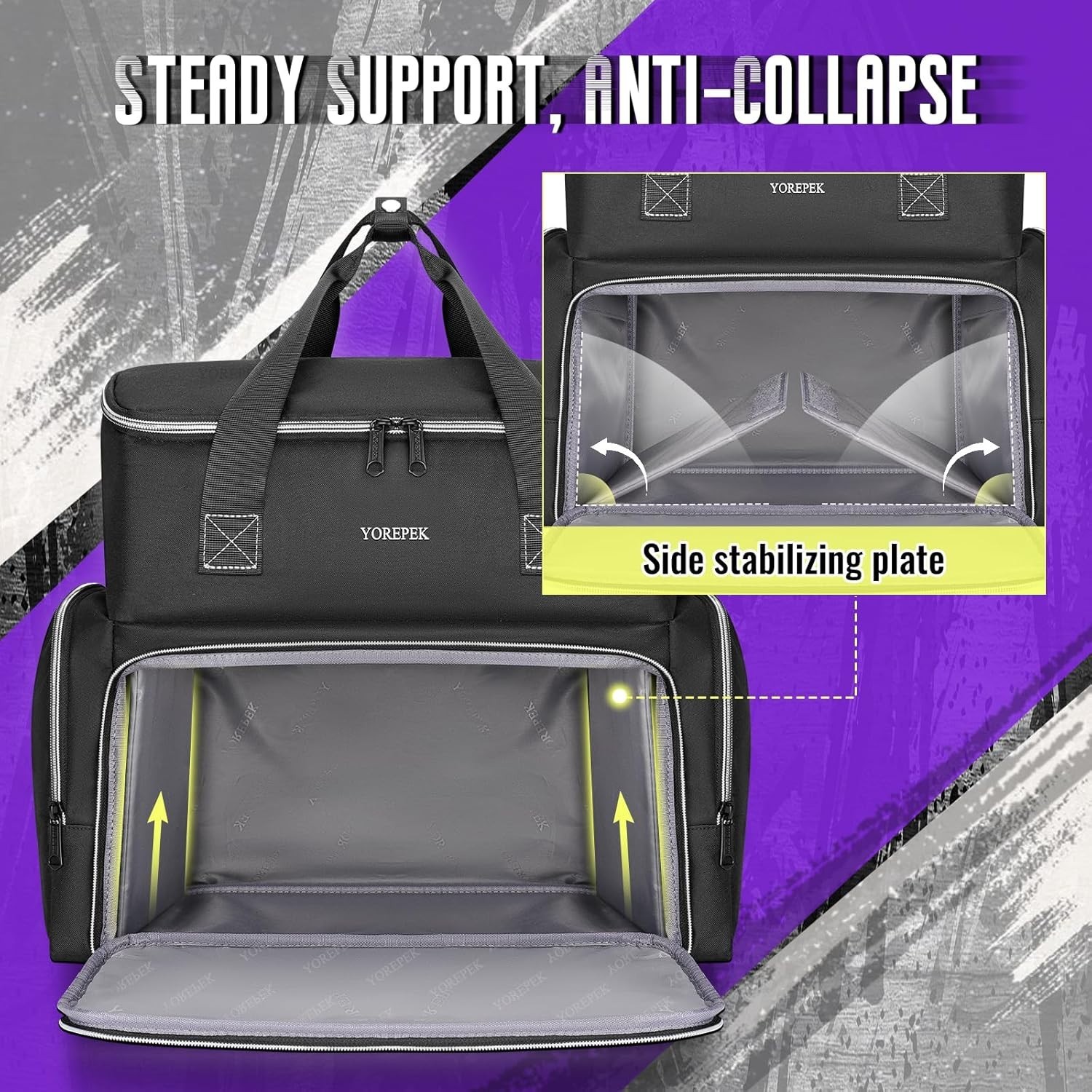 Spacious Tattoo Carrying Case with Removable Pouches for Artists on the Go