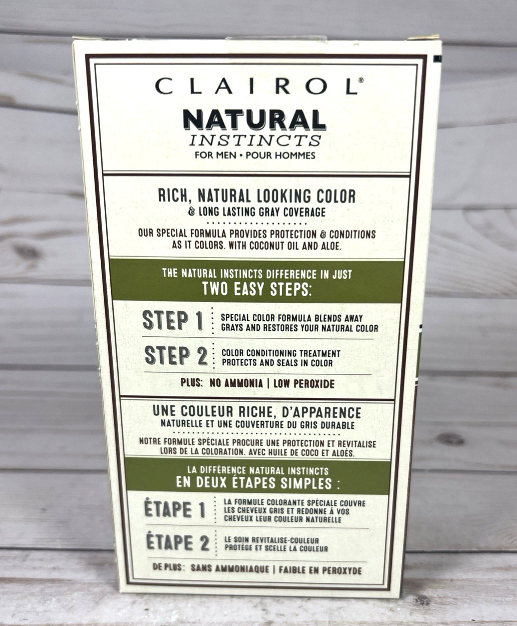 Clairol Natural Instincts For Men M9 Light Brown Hair Color Kit Discontinued 2x