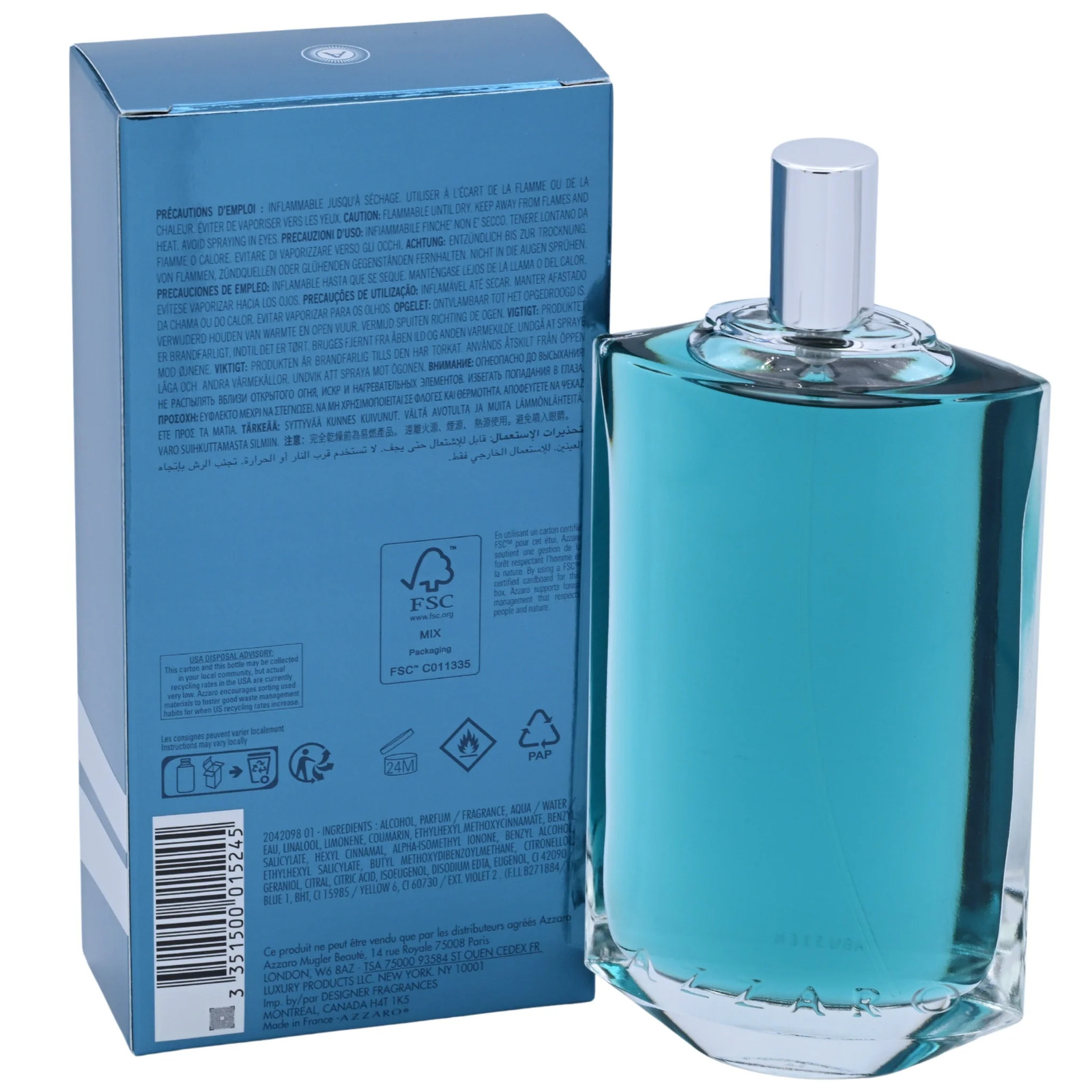 CHROME LEGEND by Azzaro cologne for men EDT 4.2 oz New in Box