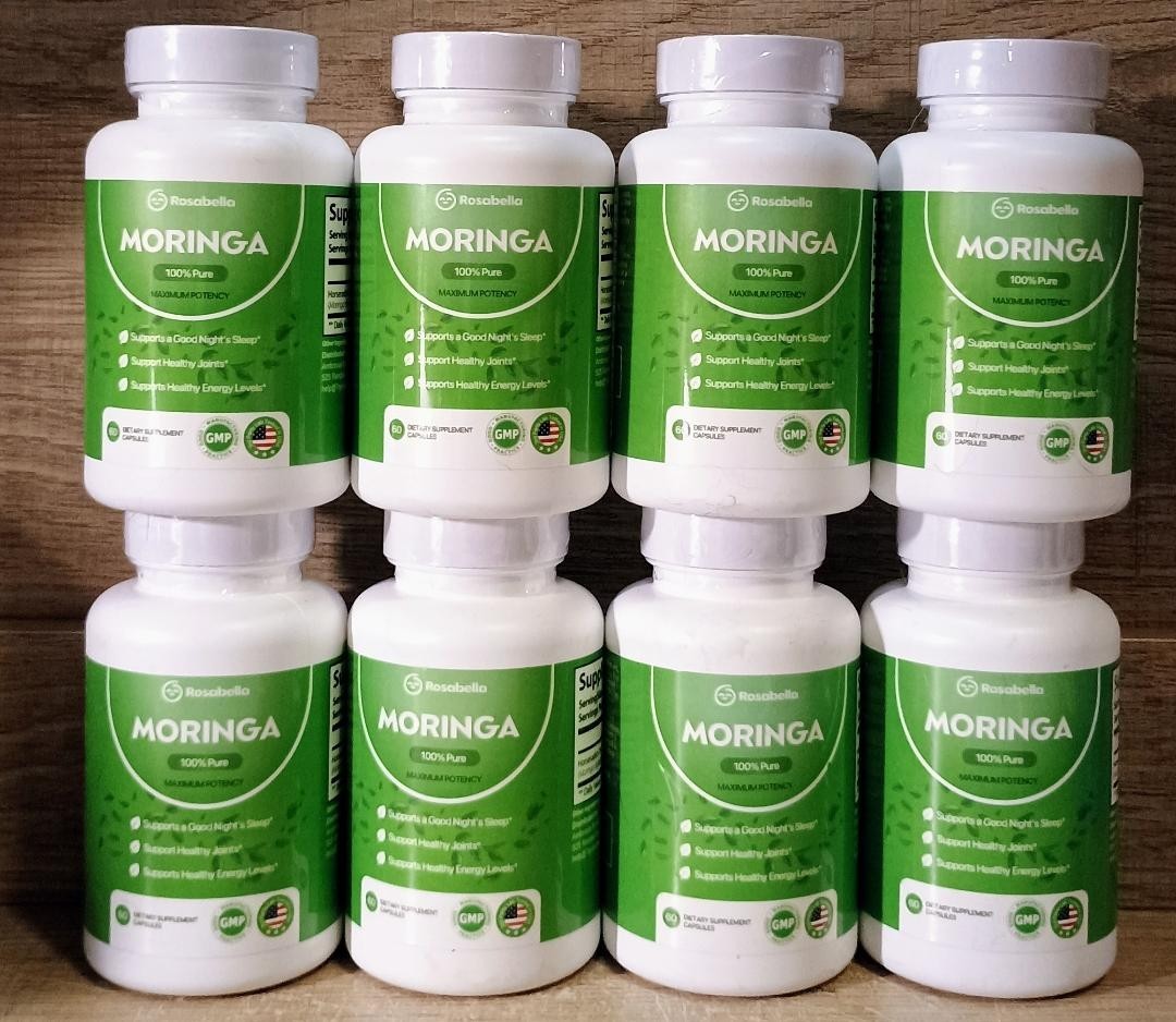 Rosabella Moringa 100% Pure, PEAK Potency, 60 Softgels Lot Of 8 Exp 09/2027