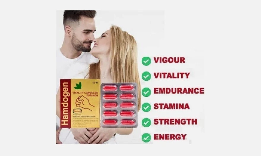Hamdard HAMDOGEN Vitality 60 Capsules for Men’s Wellness Herbal Unani Free Ship