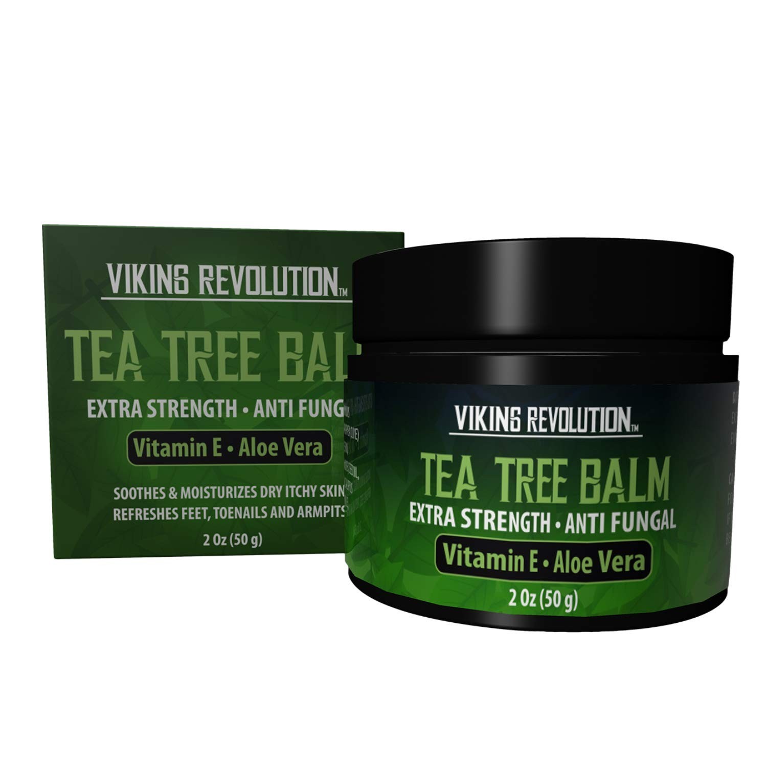 Viking Revolution Tea Tree Oil Cream 2oz – Athletes Foot, Eczema Relief