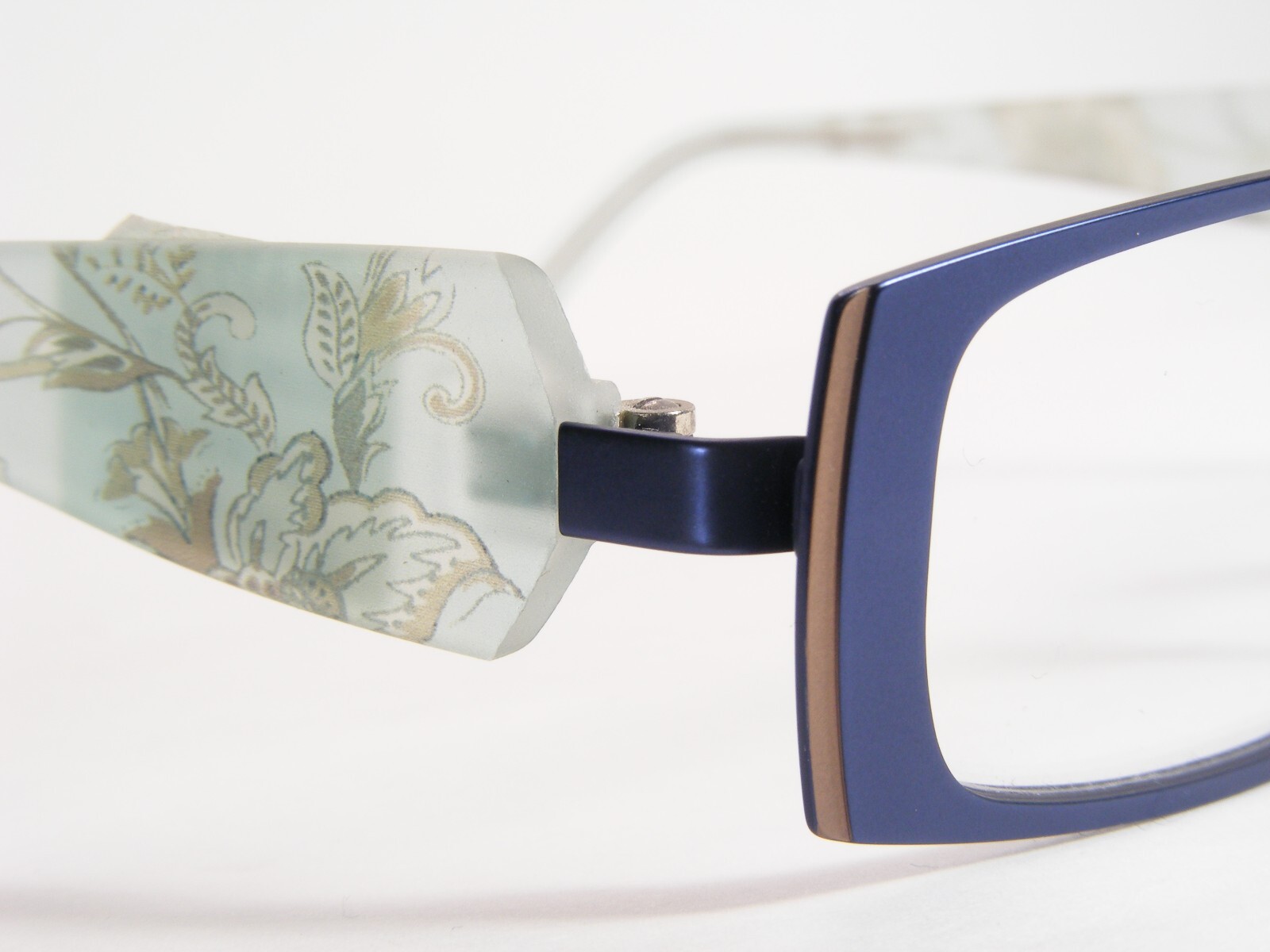 MORE & MORE 50292 470 Blue /Brown UNIQUE EYEGLASSES GLASSES 49-17-135mm Germany