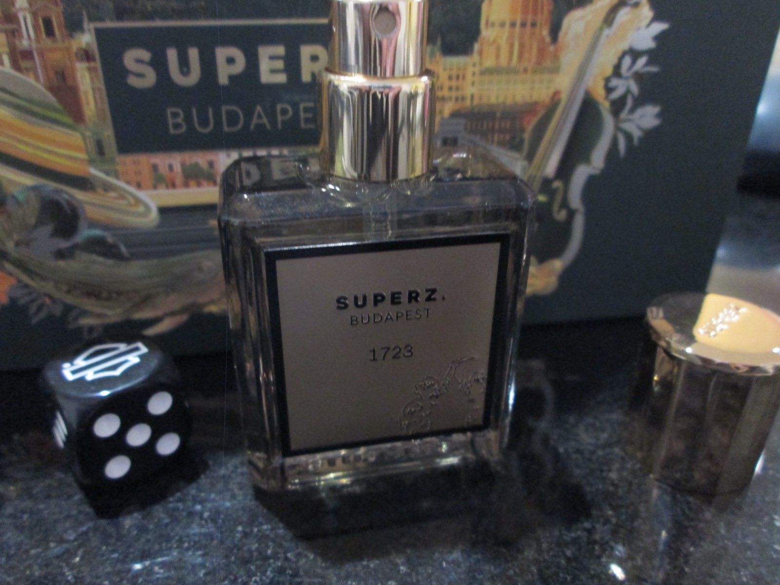 1723 Mini 10ml Juice Spray L.E. Bottle Extrait de parfum Superz of Budapest NWOB