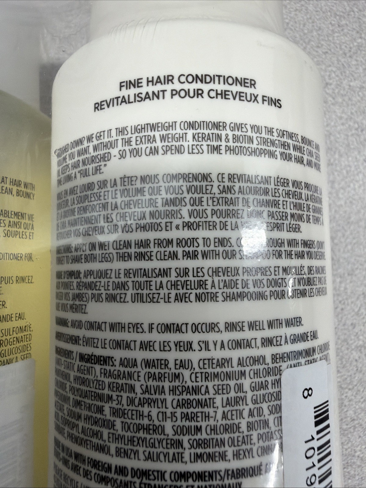 OUAI Fine Hair Shampoo & Conditioner Set 10oz Each – For Fine Hair Volume Care