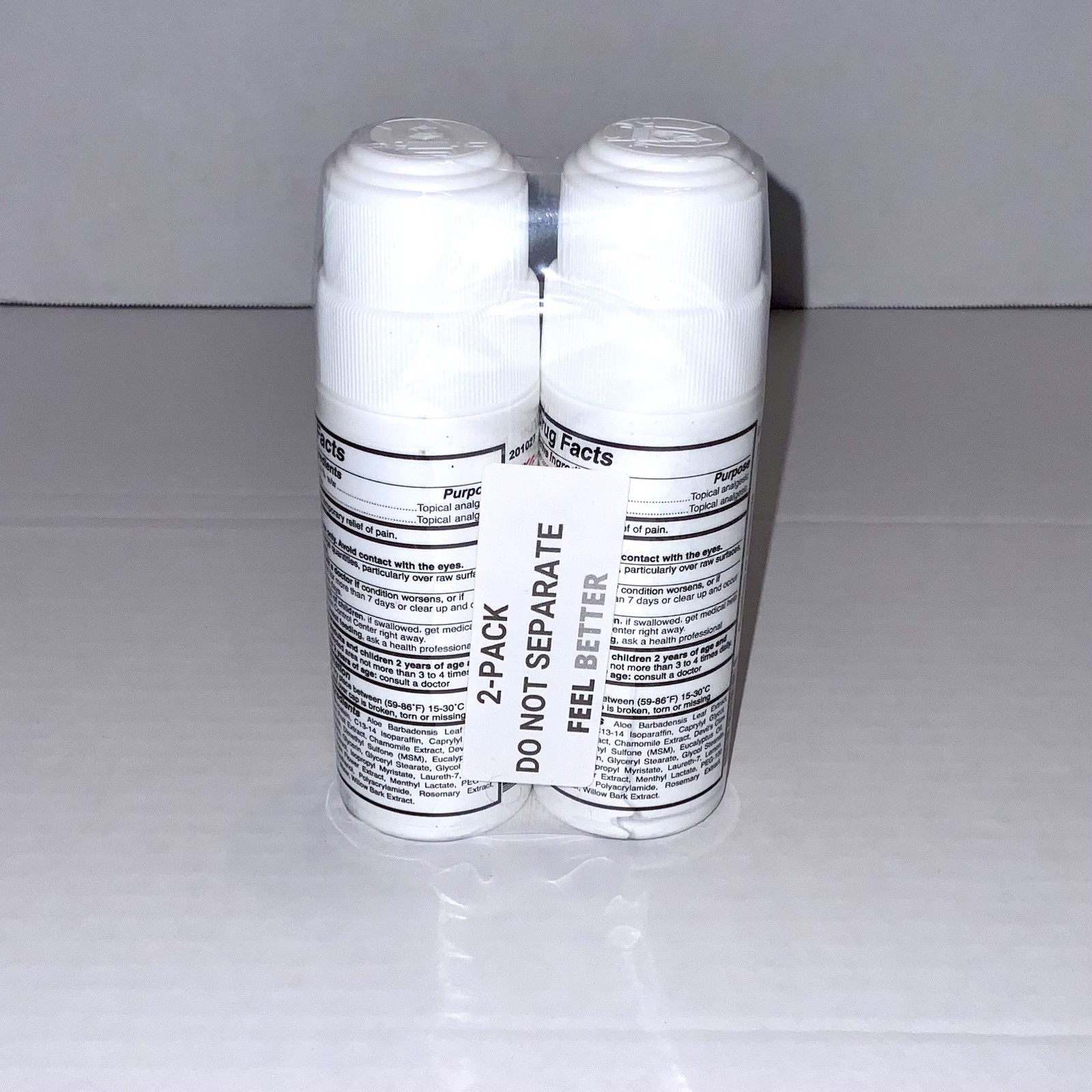 2 PACK Aromalief Eucalyptus ROLL ON Analgesic 4% Lotion joint Pain Relief Cream
