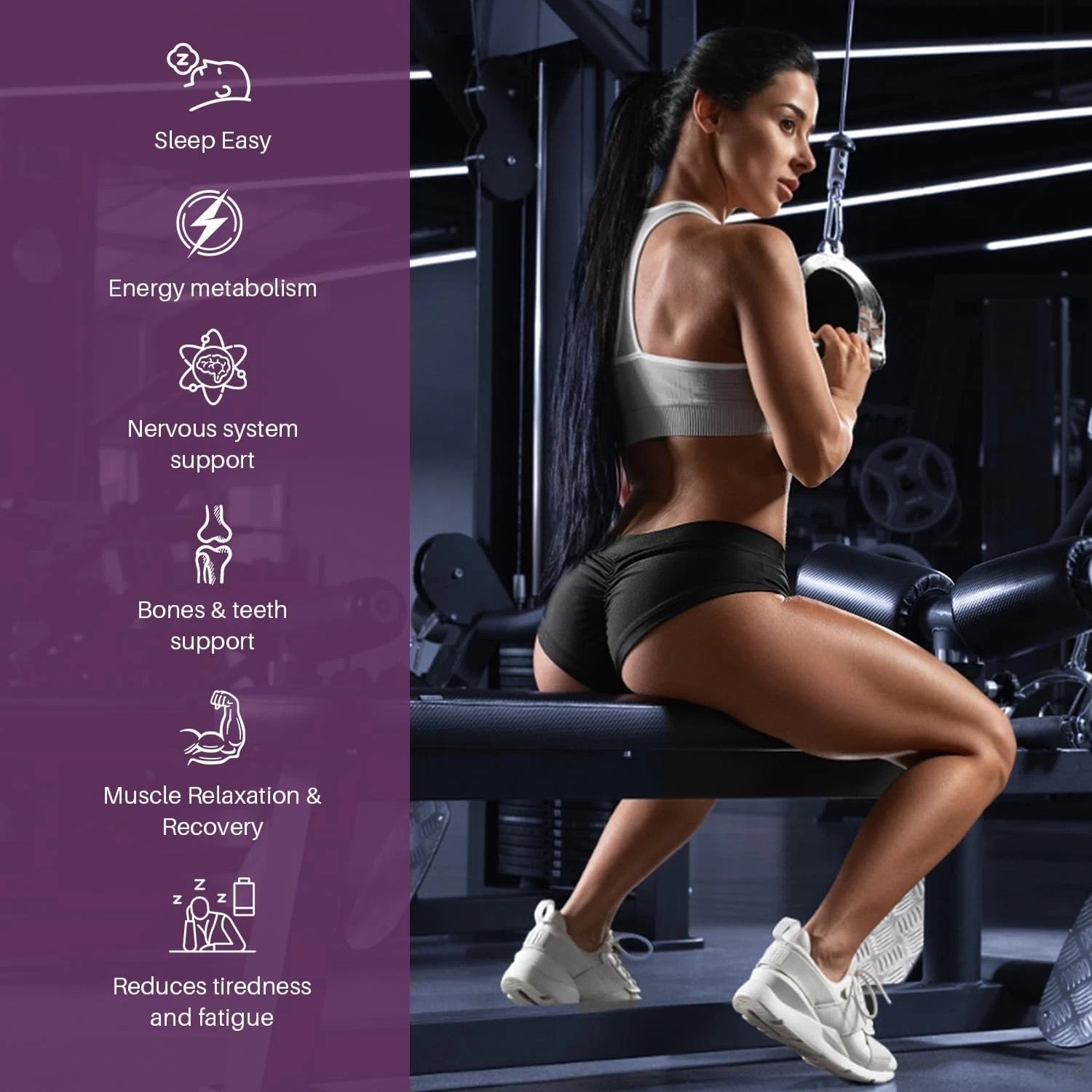 LUXRY NEW Magnesium Complex 700mg 12 in 1 Magnesium Supplement with 120 Counts