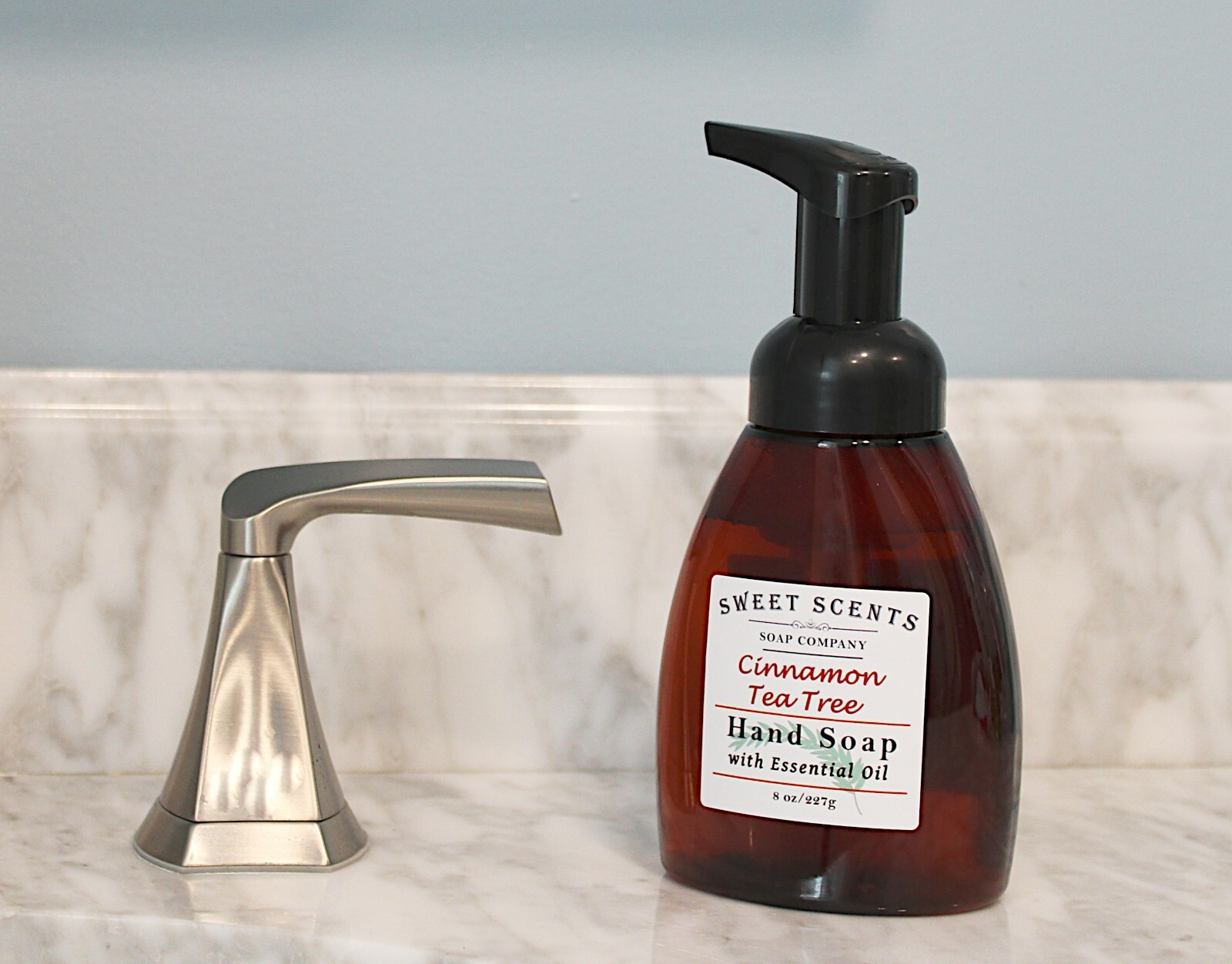 Cinnamon Tea Tree Foaming Hand Soap with Essential Oils