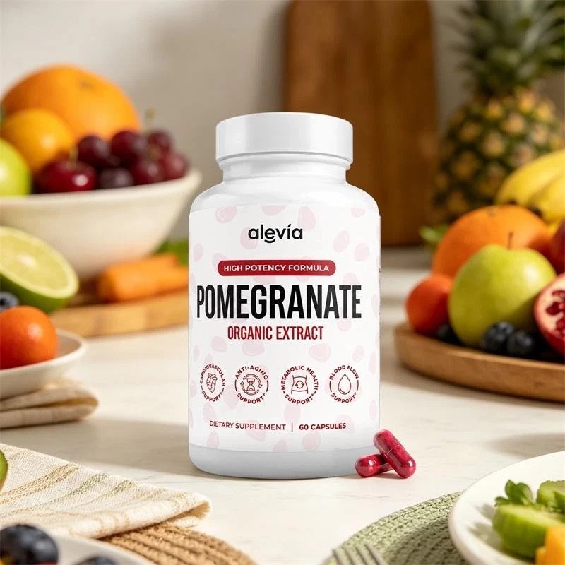 3X Alevia Pomegranate Capsules 60ct Organic Extract Antioxidant US