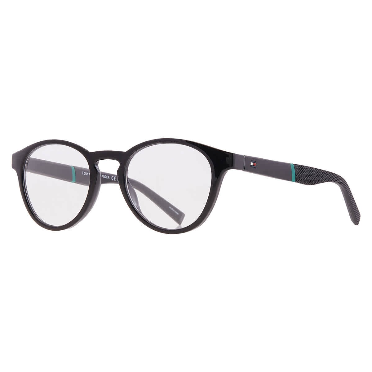 Tommy Hilfiger Polarized Green Clip-On Oval Men’s Eyeglasses TH 1902/CS 0807/UC