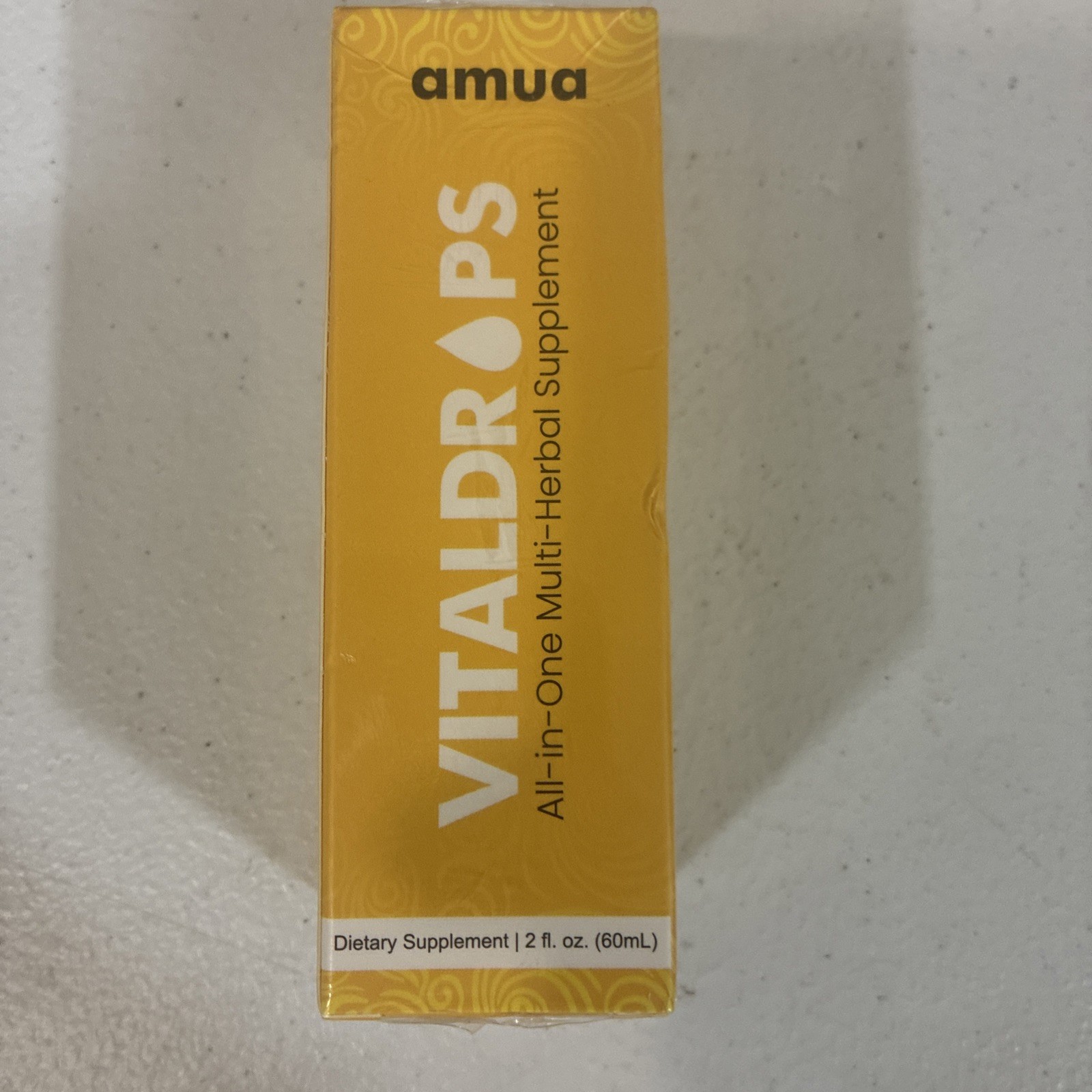 amua VitalDrops Herbal Supplement 2oz Sealed EXP 2028 Ashwagandha Maca Drops
