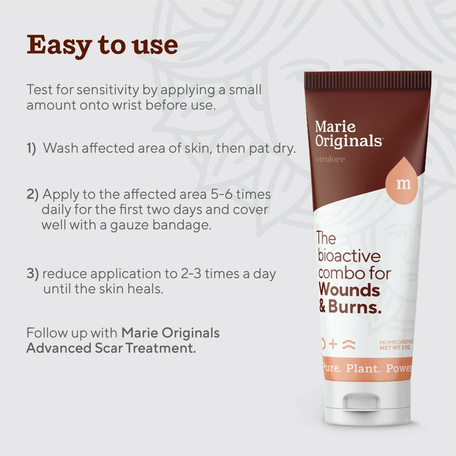 (2-Pack) Natural Skin Repair Care Cream Salve – Wounds Burns Rashes Hemorrhoids