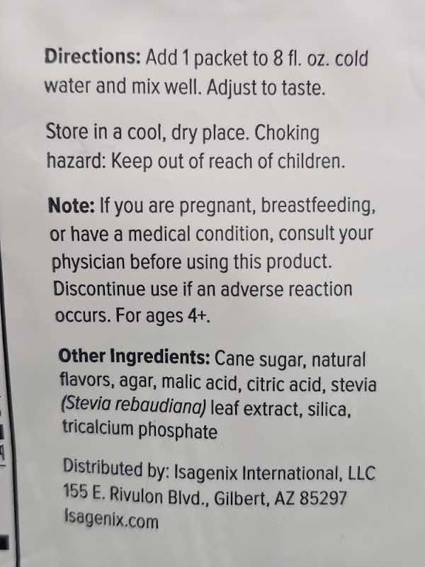 Isagenix Supermix Moringa Superfood Powder – 32 Packets – Exp 1/27 -New! Sealed!