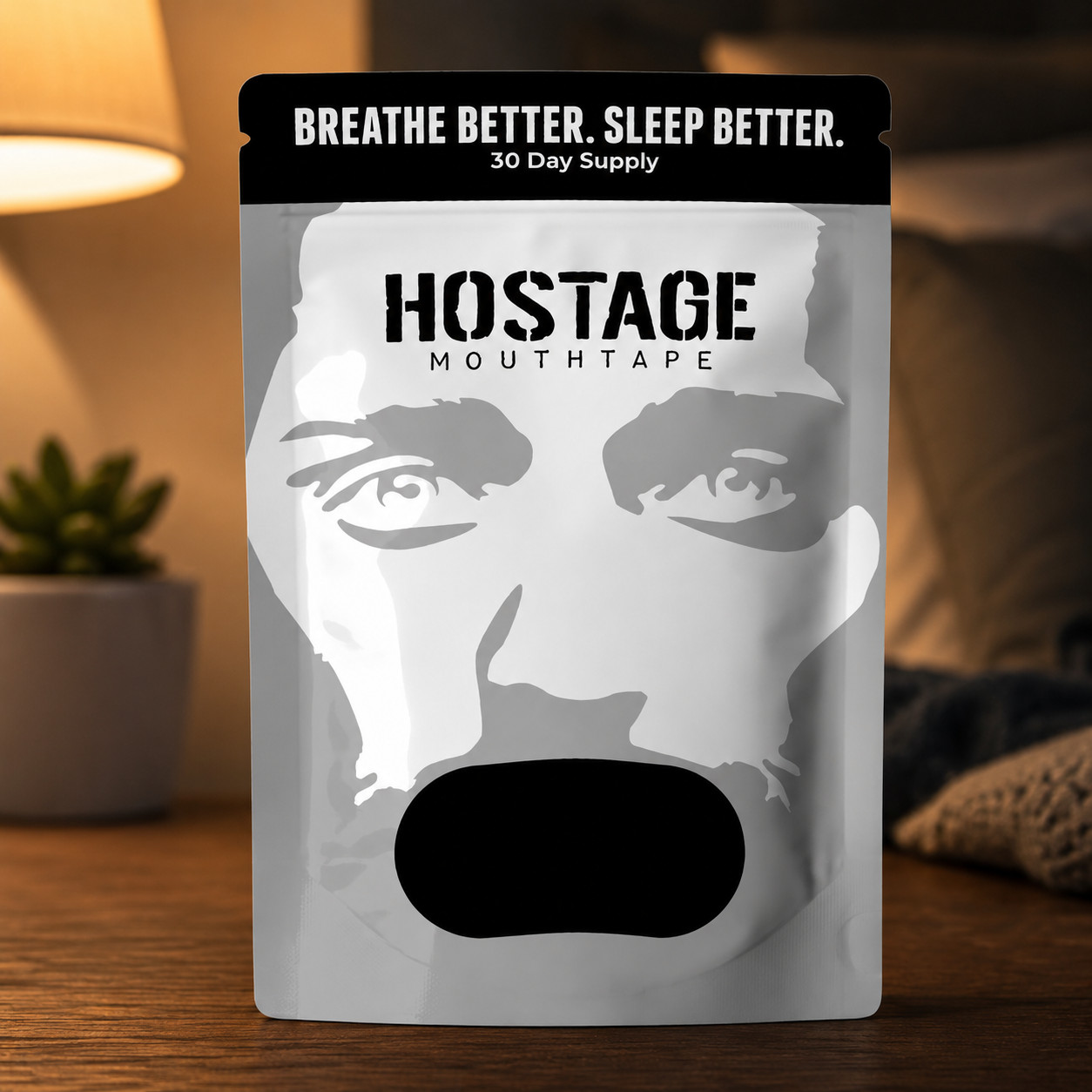 Hostage Mouth Tape 30 Day Supply Sealed New