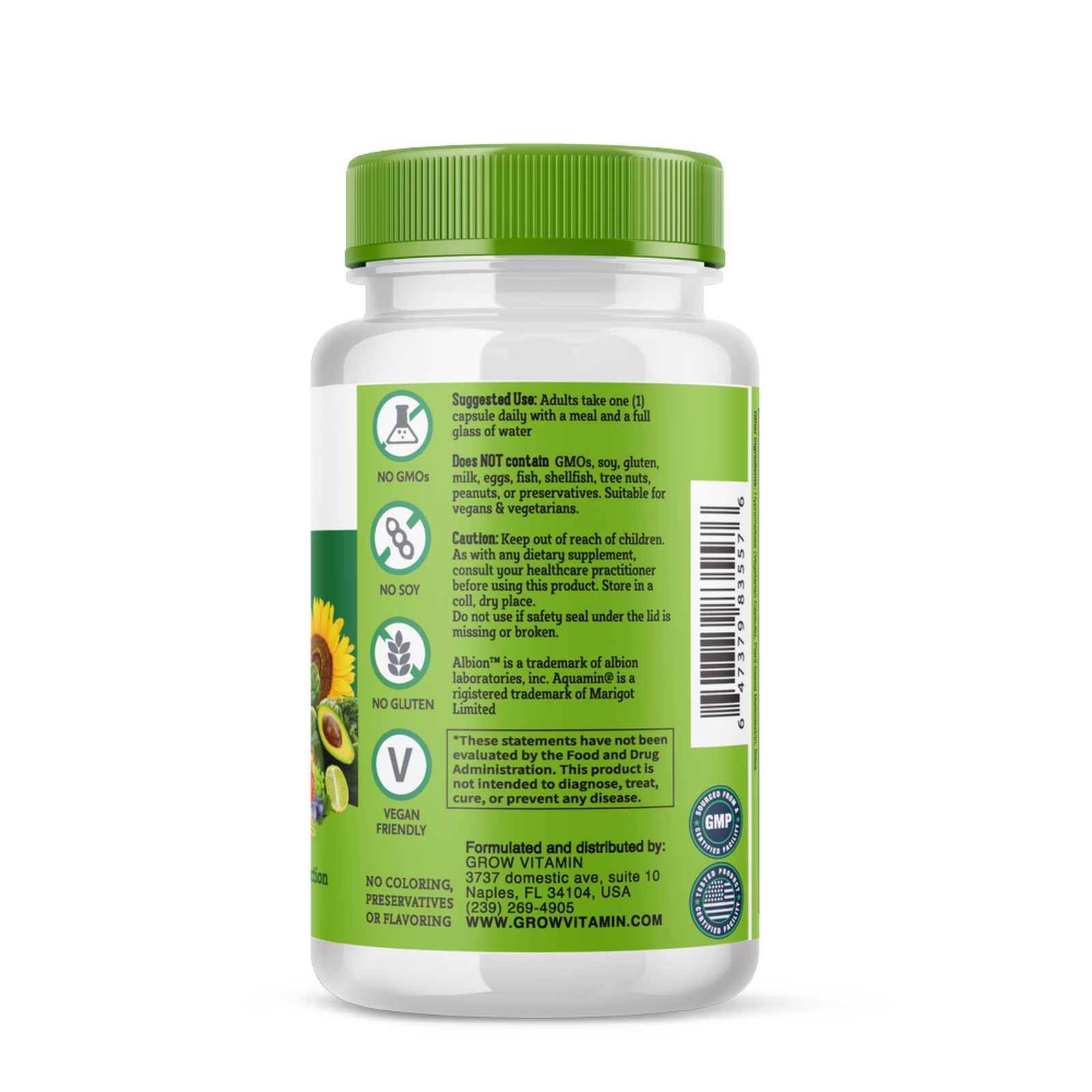 Women Organic Whole food multivitamin & Multi-Mineral, One Daily, 60 days supply