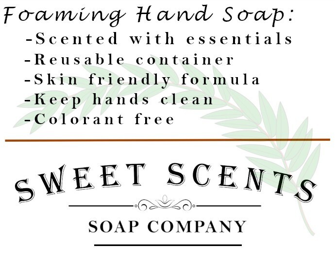Cinnamon Tea Tree Foaming Hand Soap with Essential Oils