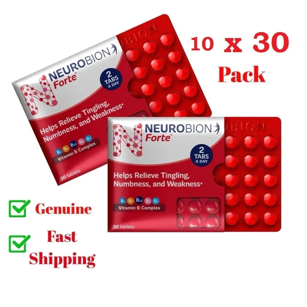 Neurobion Forte 300 Tabs B1 B6 B12 B-Complex Supplement Exp 09/2027