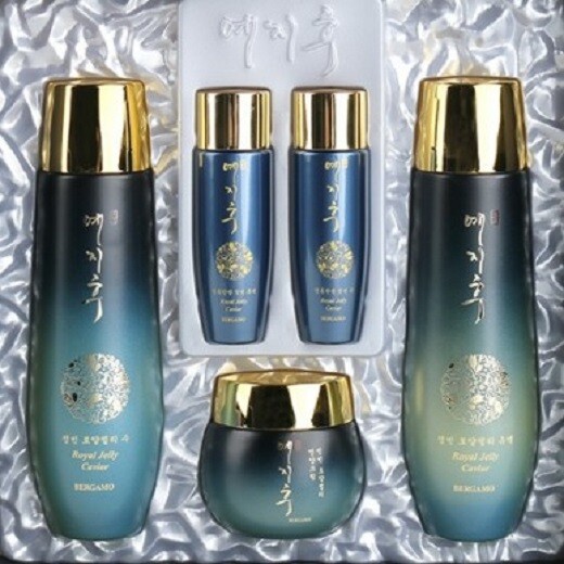 Korea cosmetic yezihu Royal jelly 3pcs set skin Emulsion cream