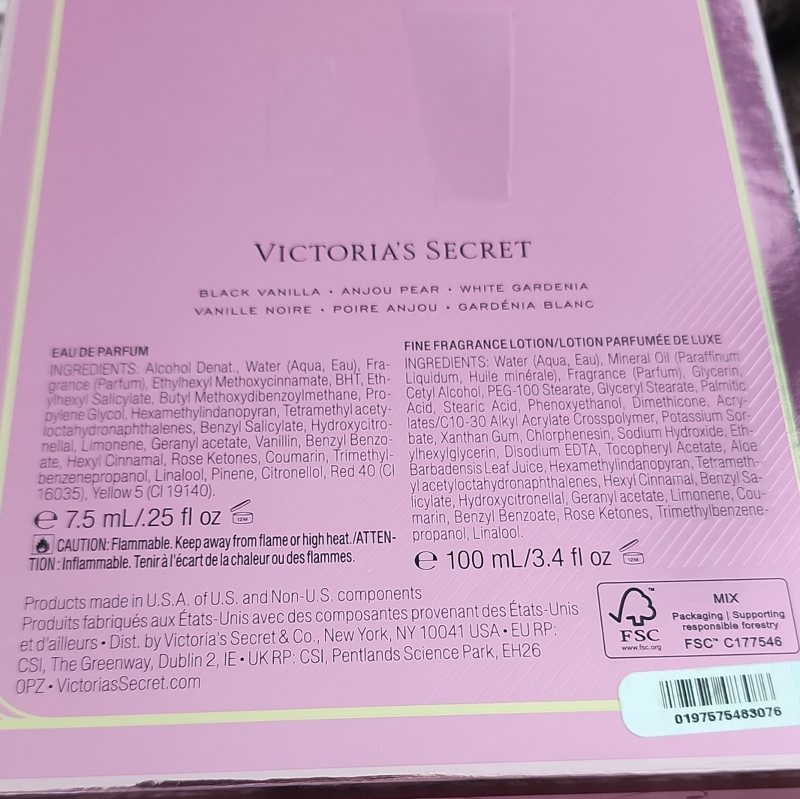 Victoria’s Secret Tease Gift Set EDP Spray 0.25oz + Lotion 3.4oz Scent