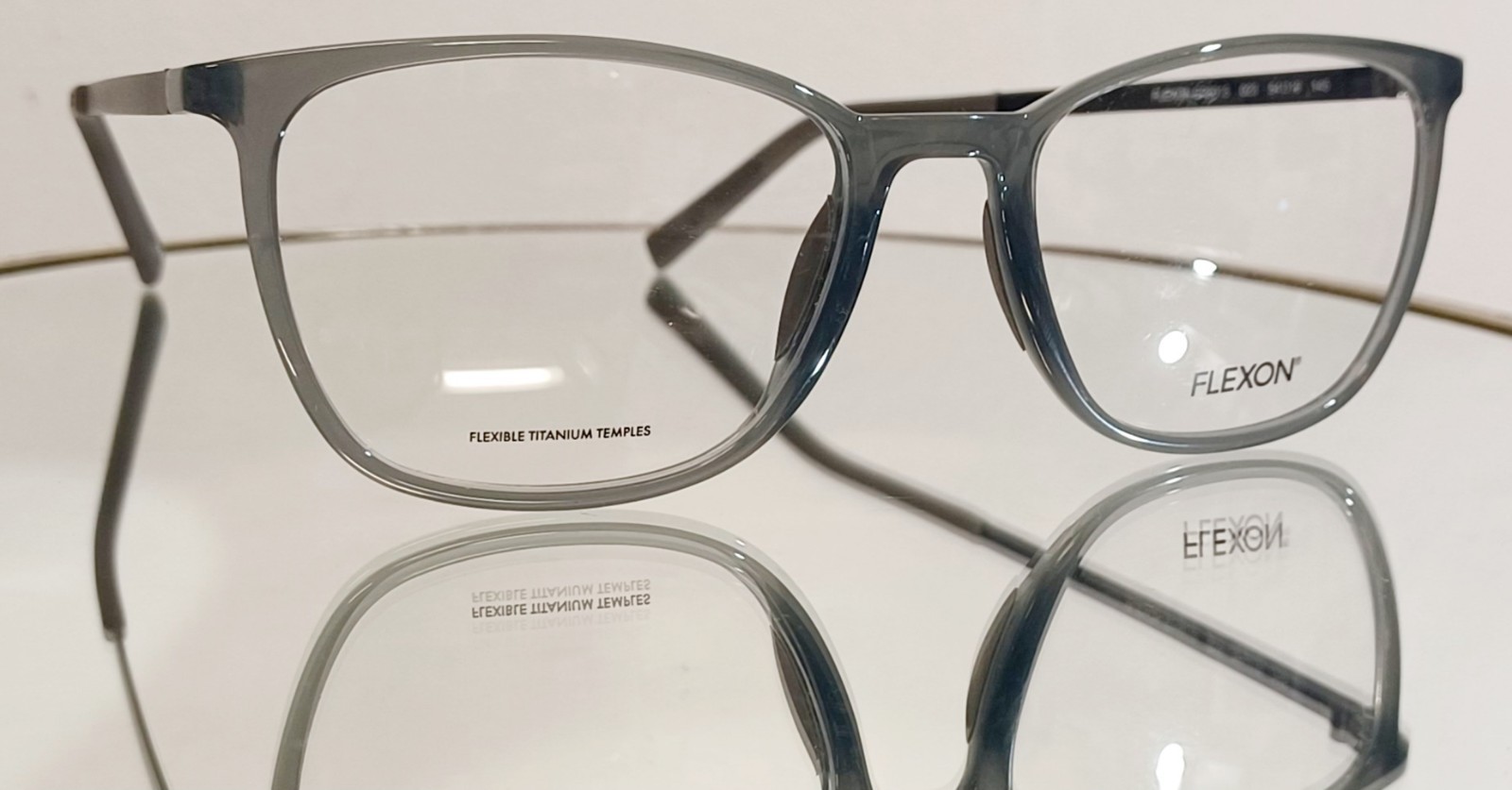 Originale FLEXON EP8013 023 Eyeglasses GREY New Plastic 54-19-145