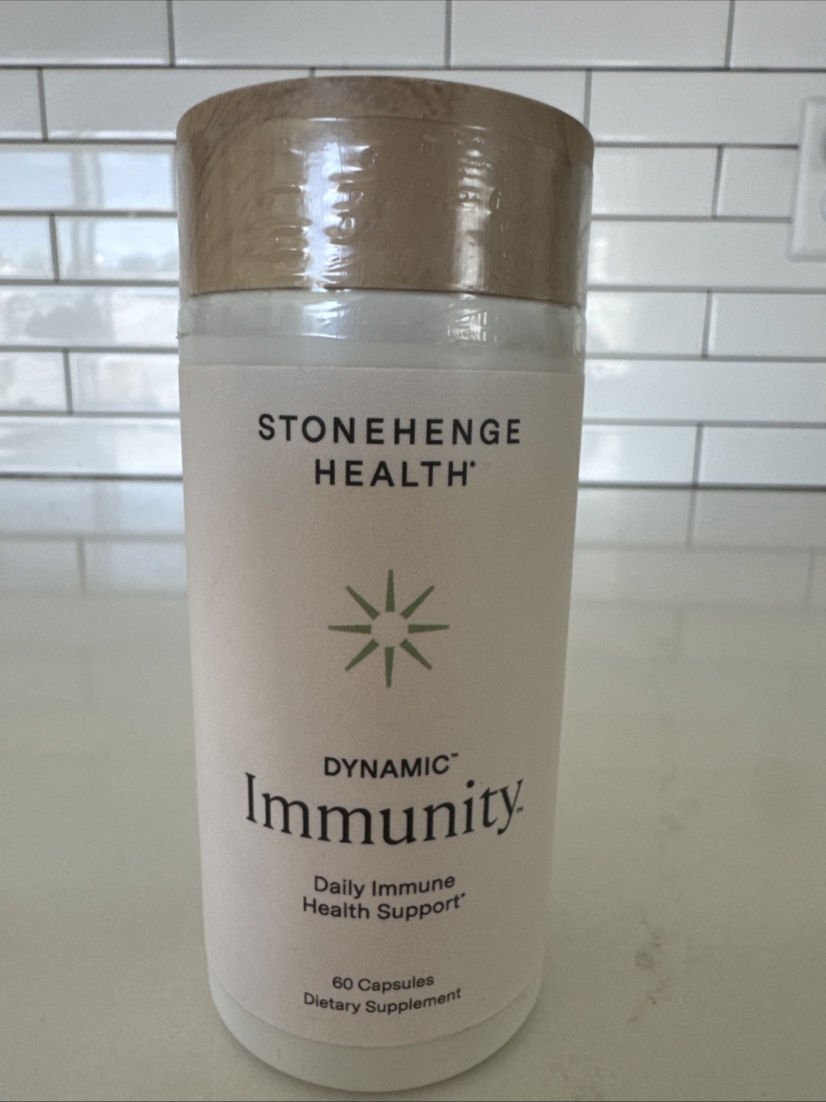 Immune Support Supplement 60 Capsules Zinc Elderberry Vitamin C Stonehenge Daily