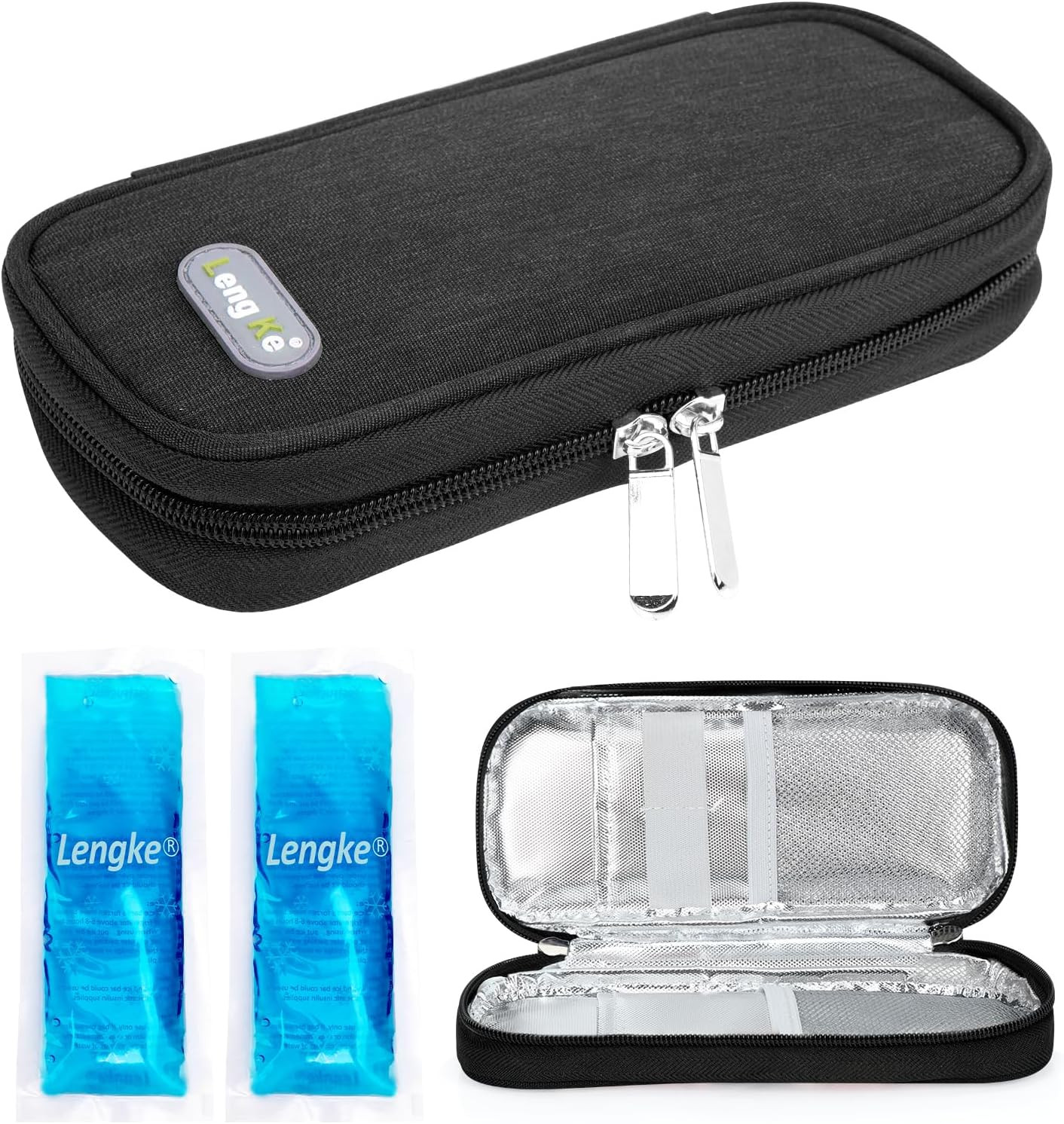 YOUSHARES Insulin Cooler Travel Case – Diabetic Case Insulated Organizer Portabl