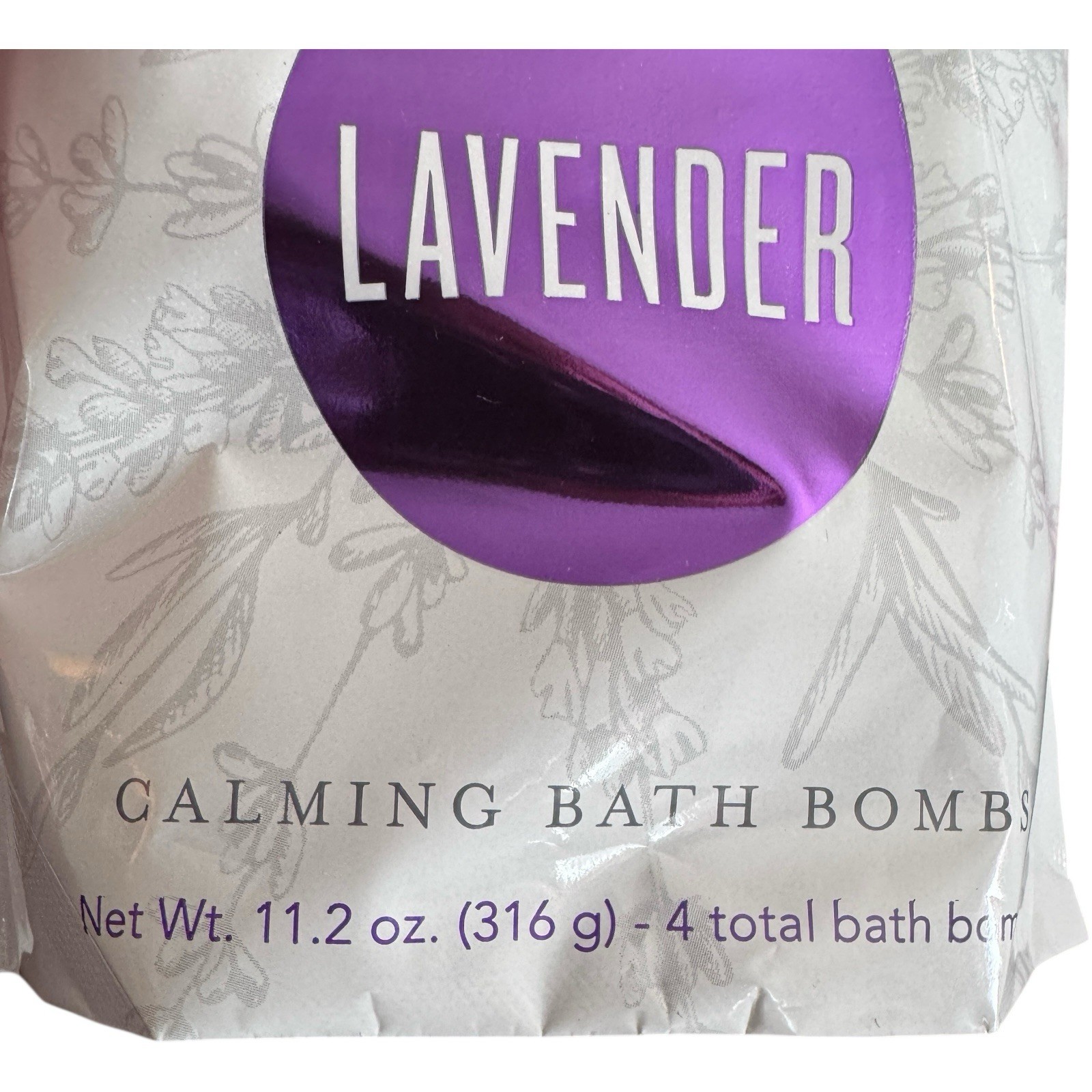Young Living LAVENDER Calming Essential Oil Bath Bombs 4 Bomb New Pack 11.2 oz