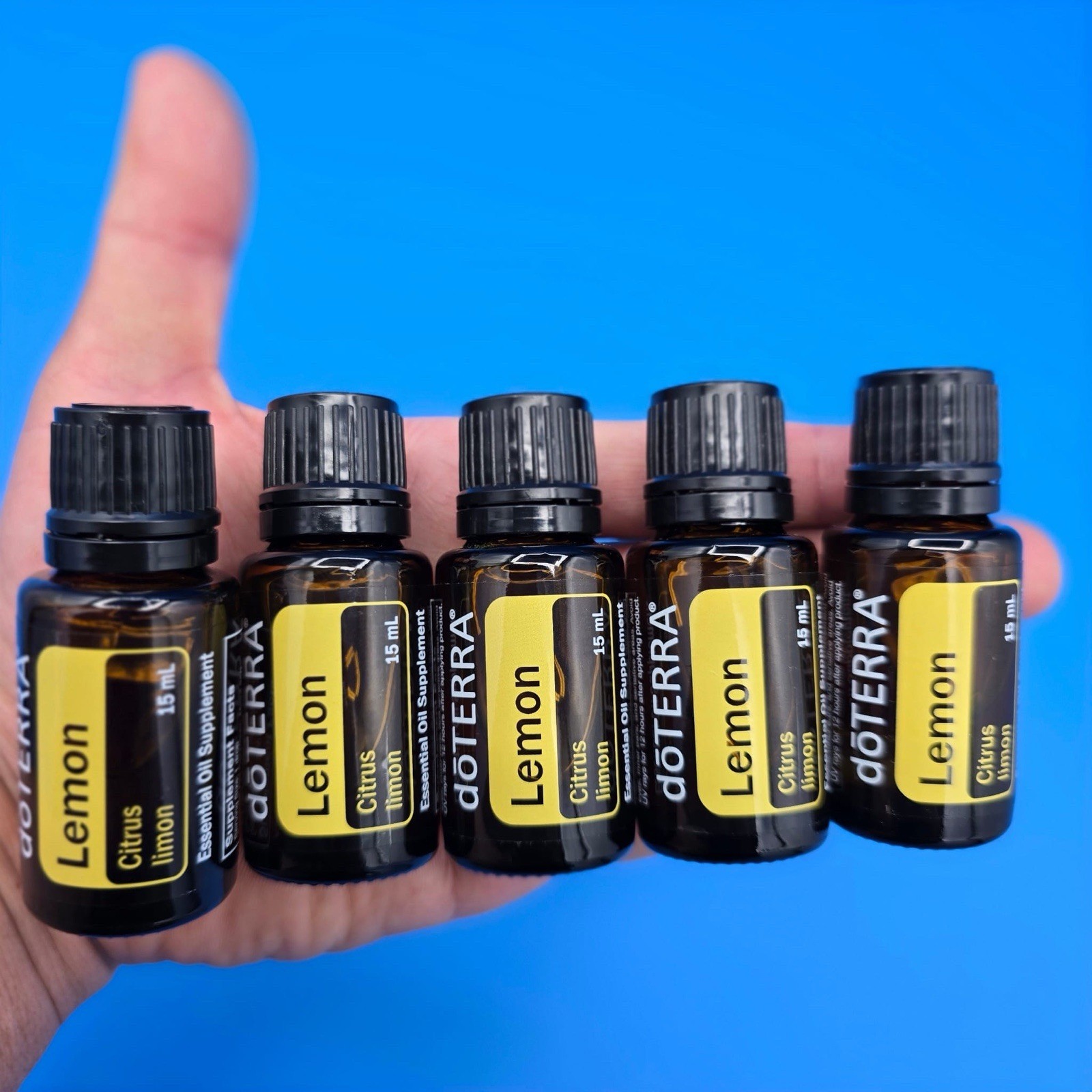 5x doTERRA Lemon Essential Oil 15ml /Bottle